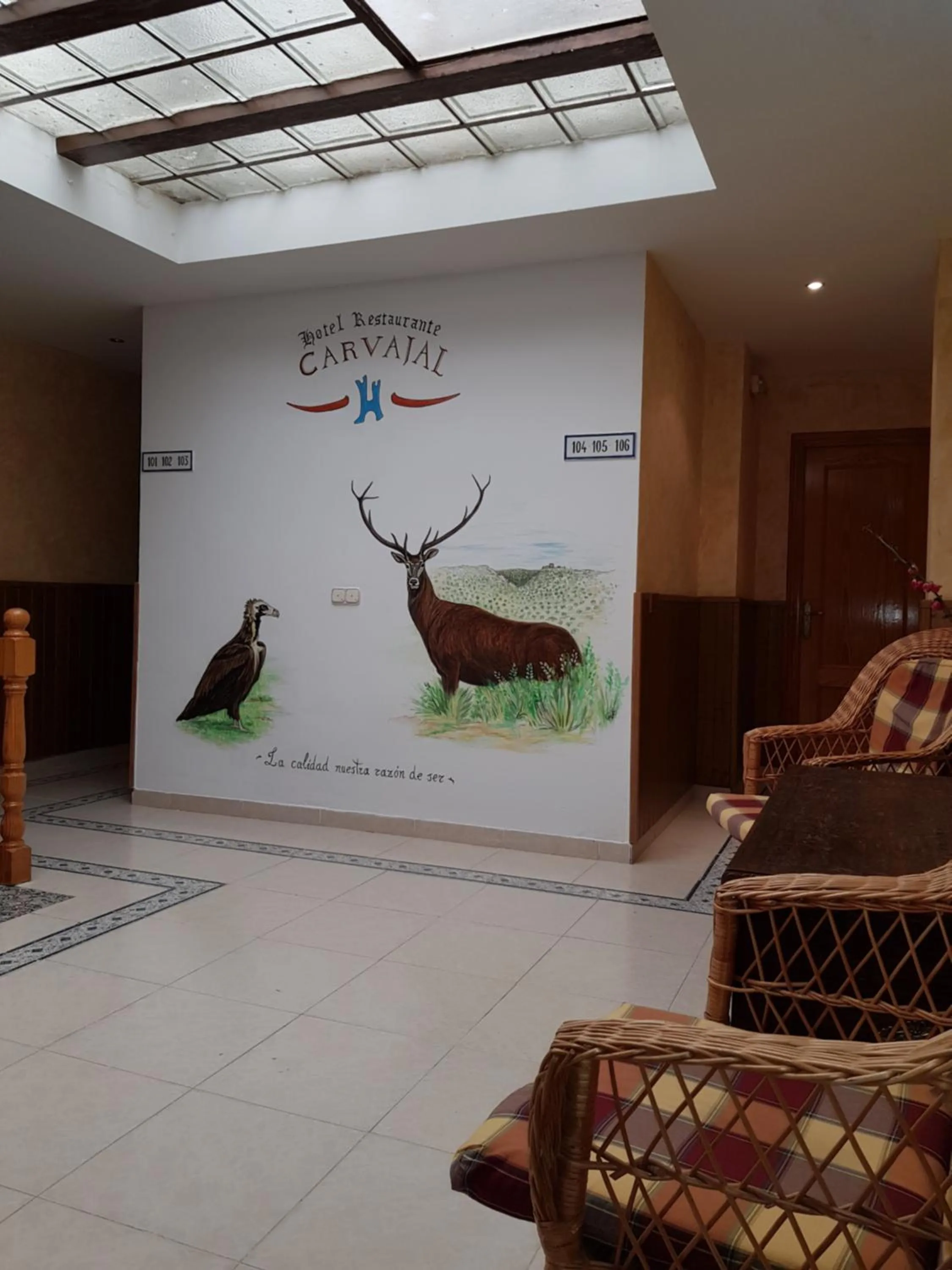 Property logo or sign in Hotel Carvajal