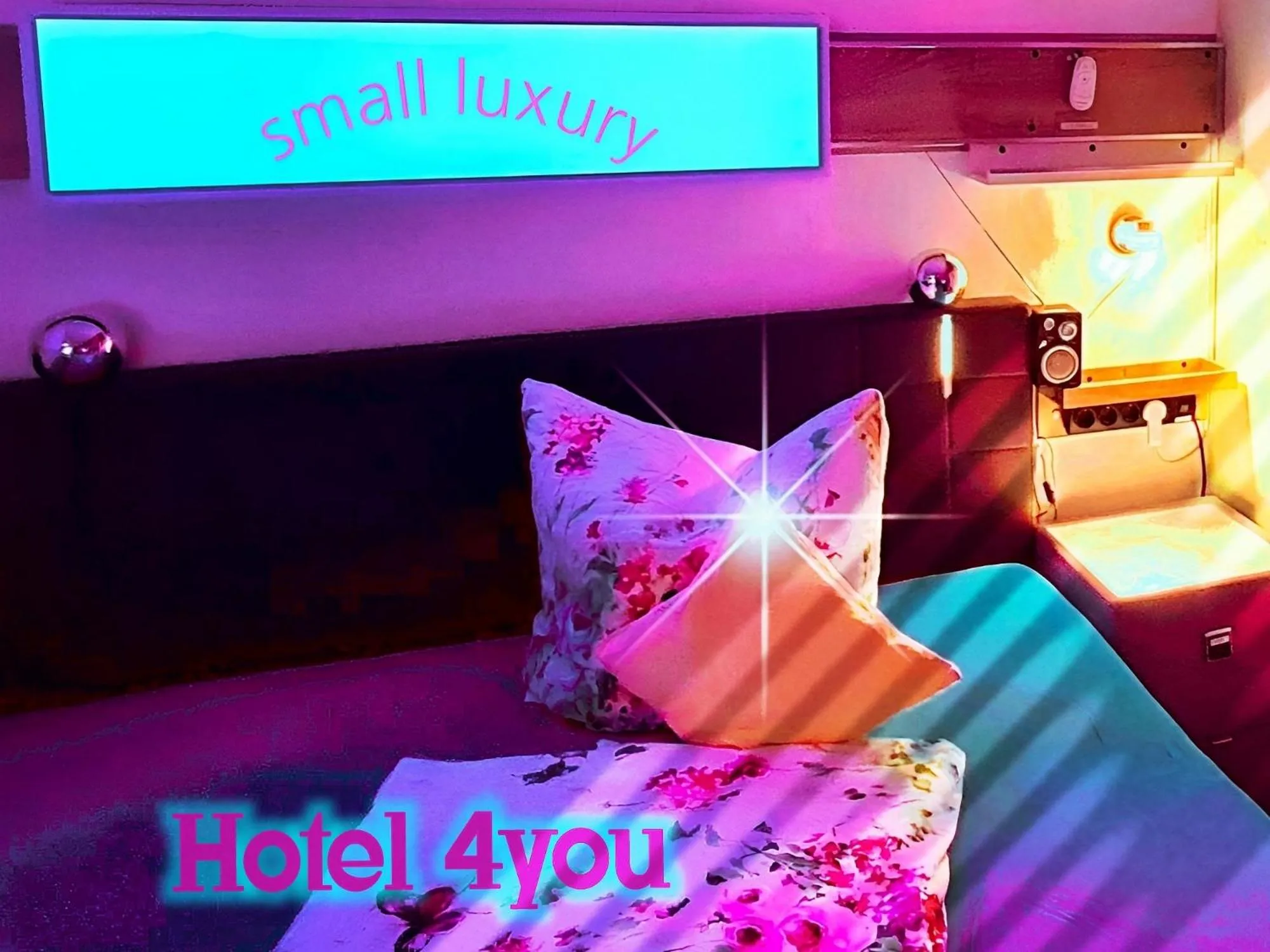 Bed in Hotel Garni Rodenbach