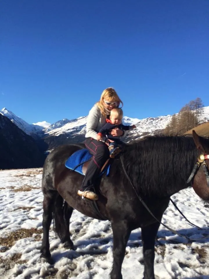 Horse-riding in Pension Lagler