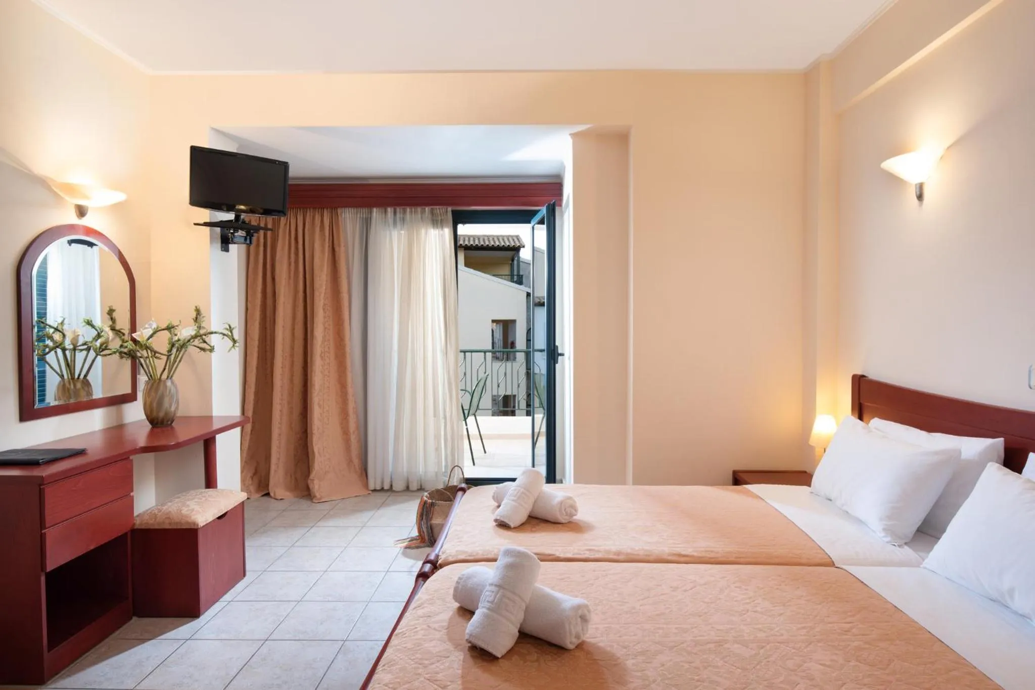 Bedroom in Lesse Hotel