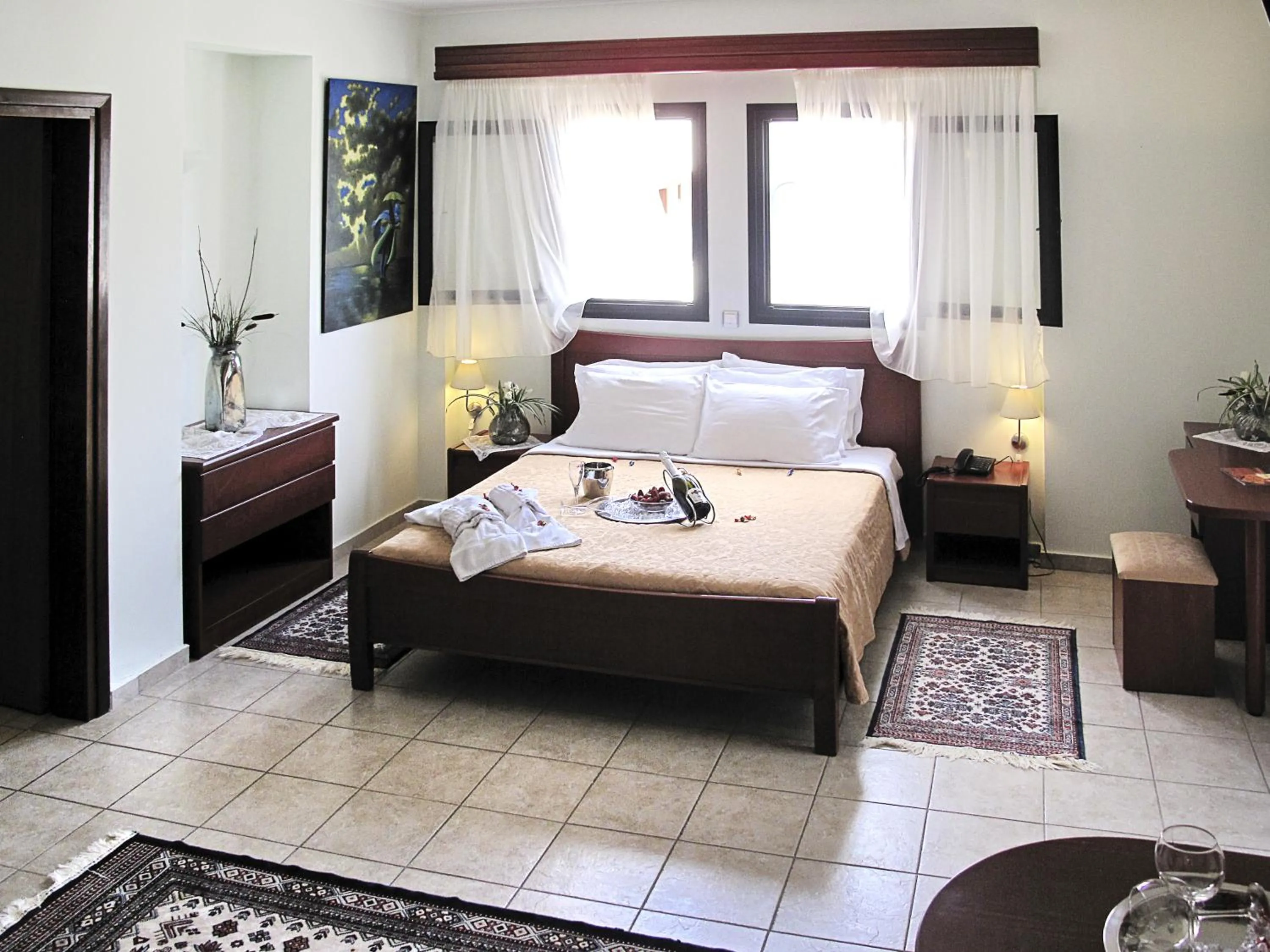 Bedroom in Lesse Hotel