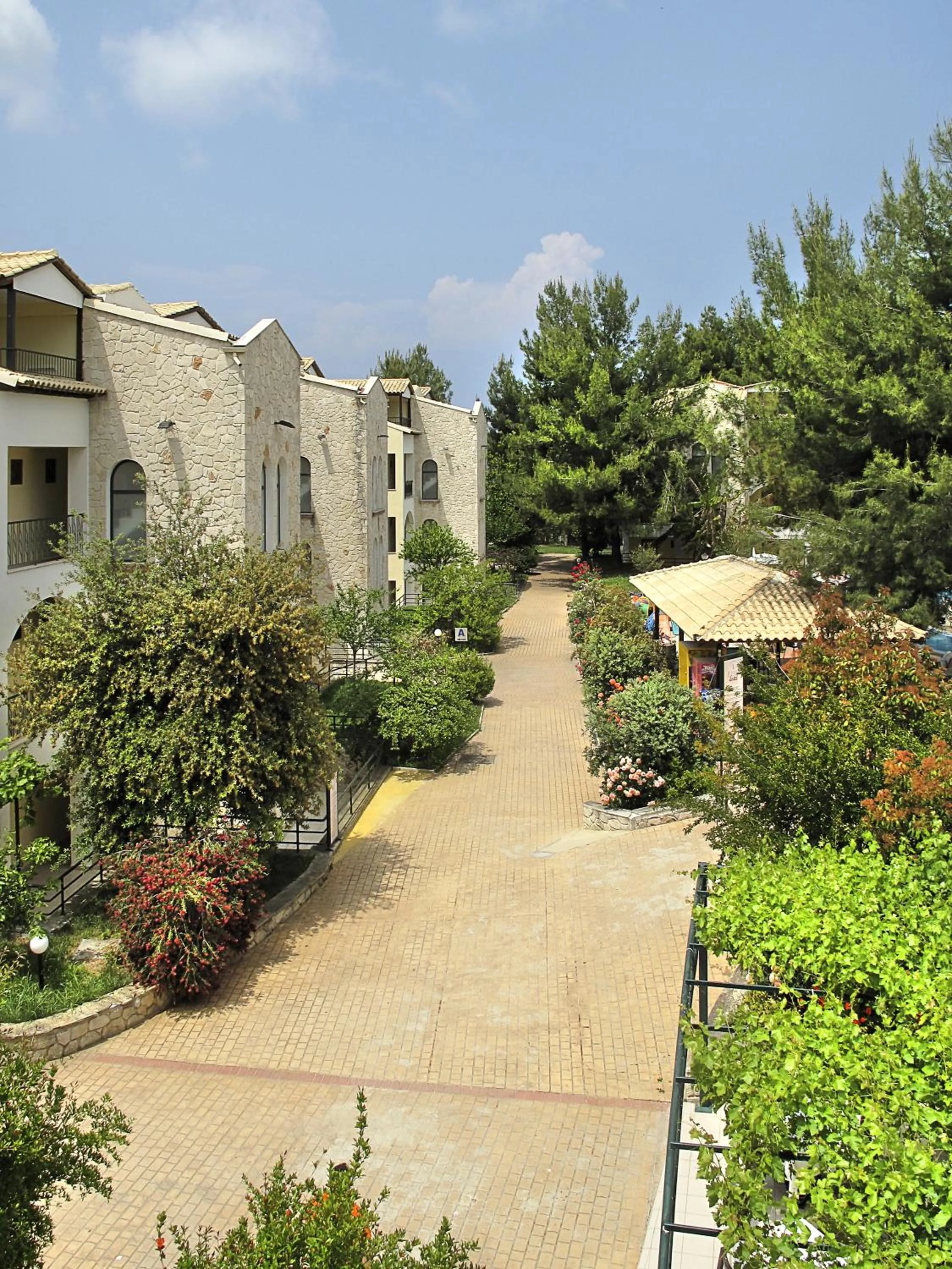 Patio in Lesse Hotel
