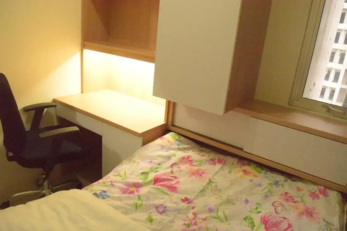 Decorative detail, Bed in Pakubuwono Terrace Apartment Decorative detail, Bed in Pakubuwono Terrace Apartment