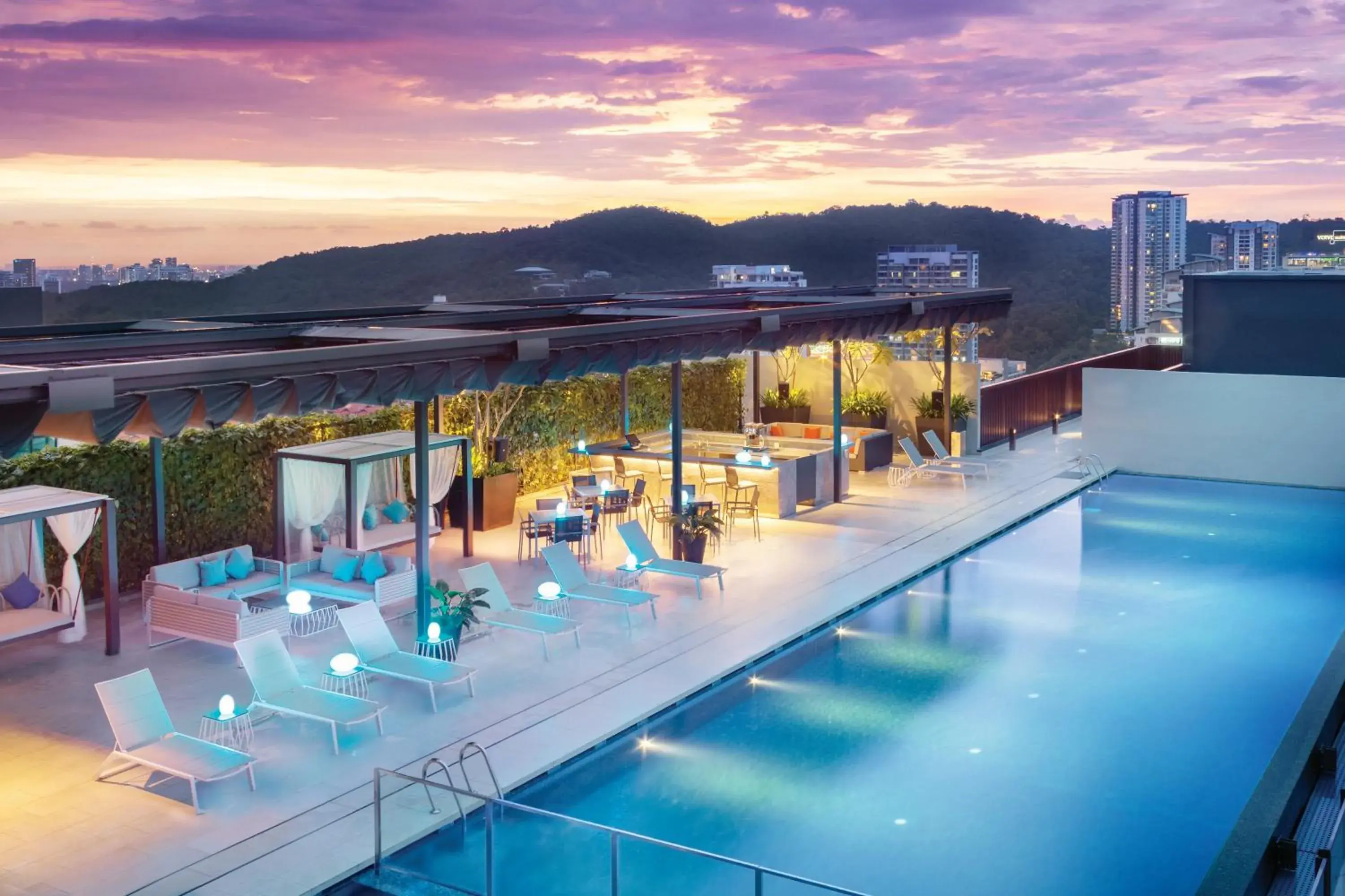 Swimming pool in Hyatt House Kuala Lumpur, Mont Kiara Swimming pool in Hyatt House Kuala Lumpur, Mont Kiara