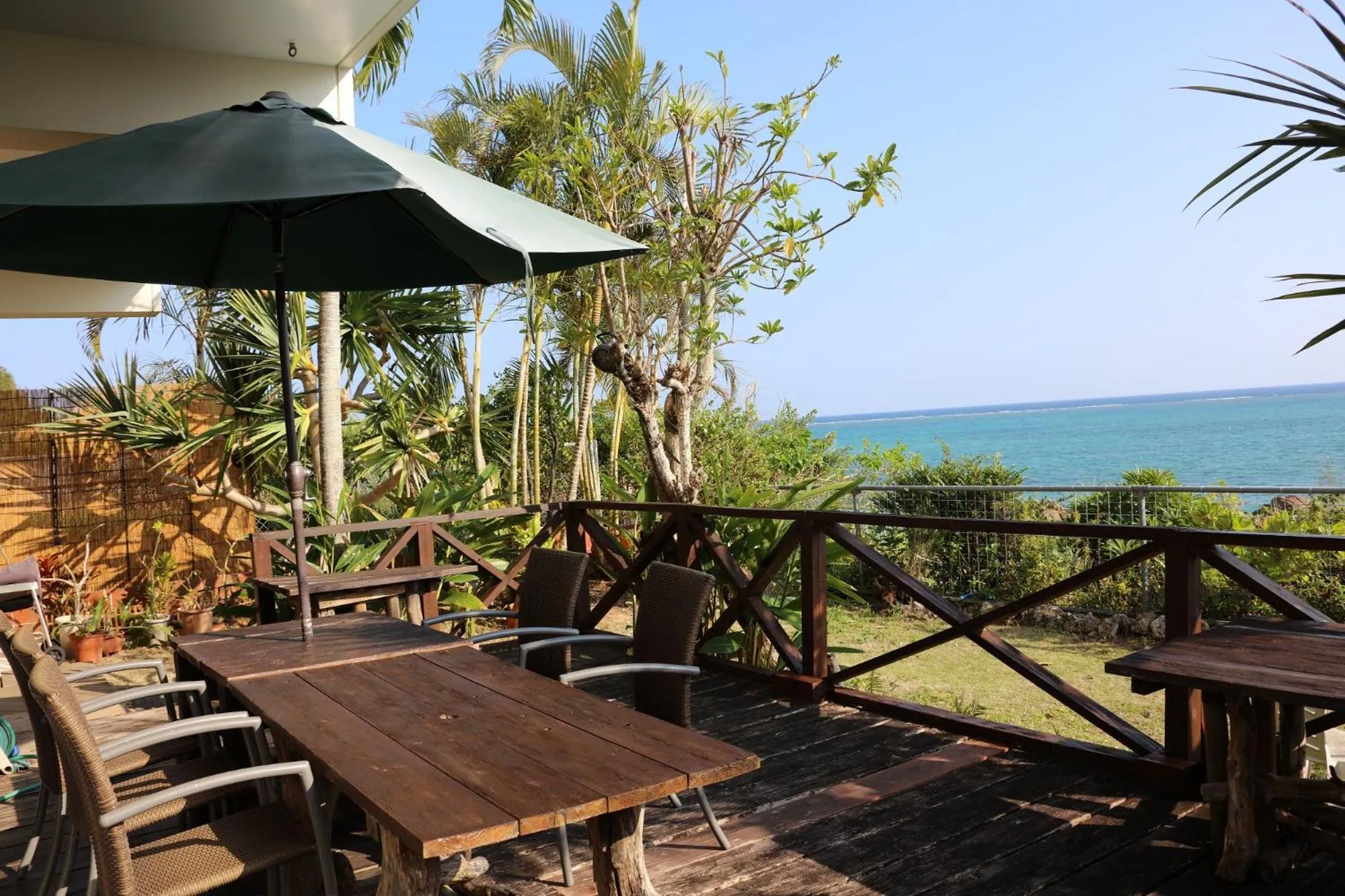 Balcony/Terrace in Pension Umi no soba