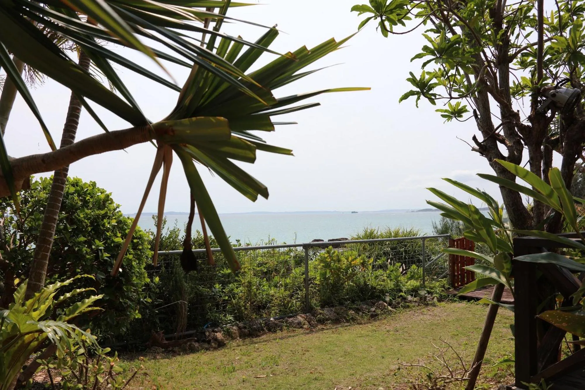 Garden in Pension Umi no soba