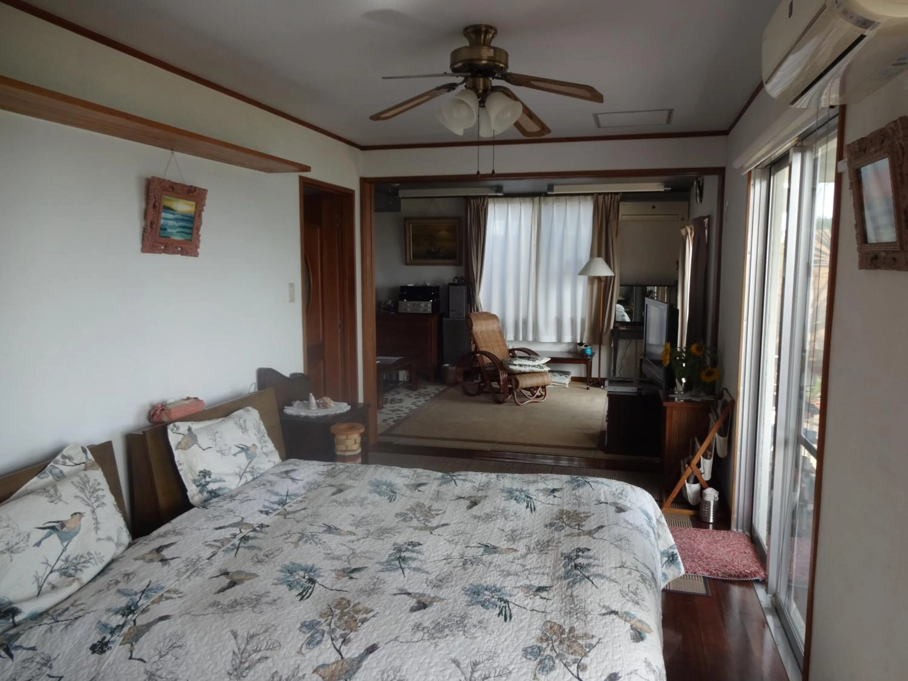 Bedroom, Bed in Pension Umi no soba