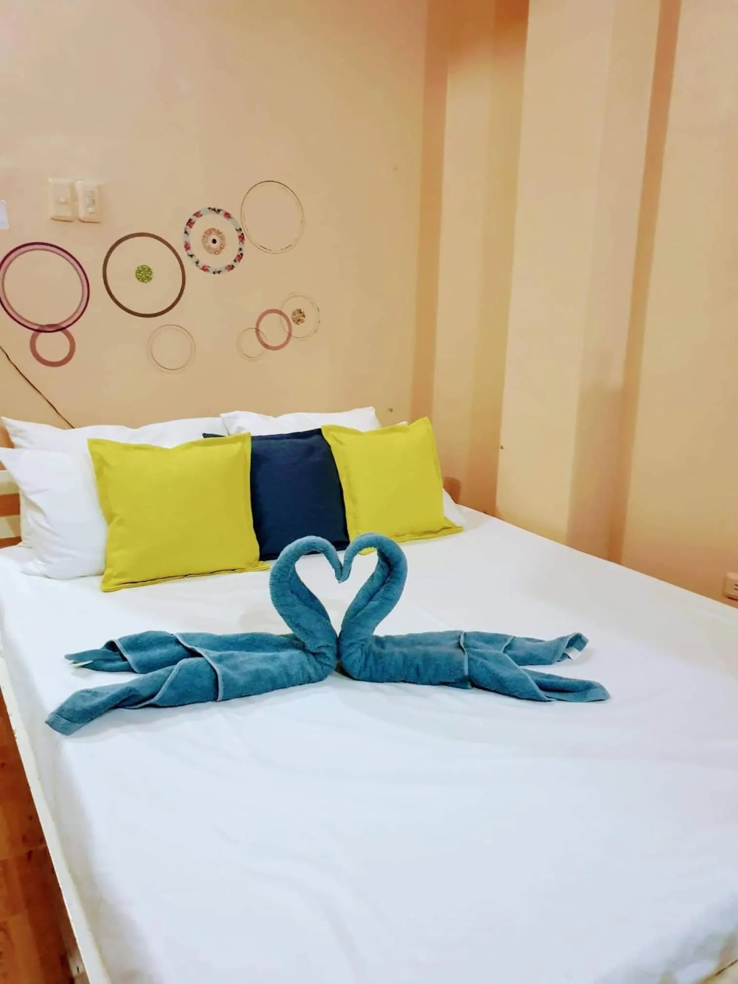 Bed in Palompon lodge