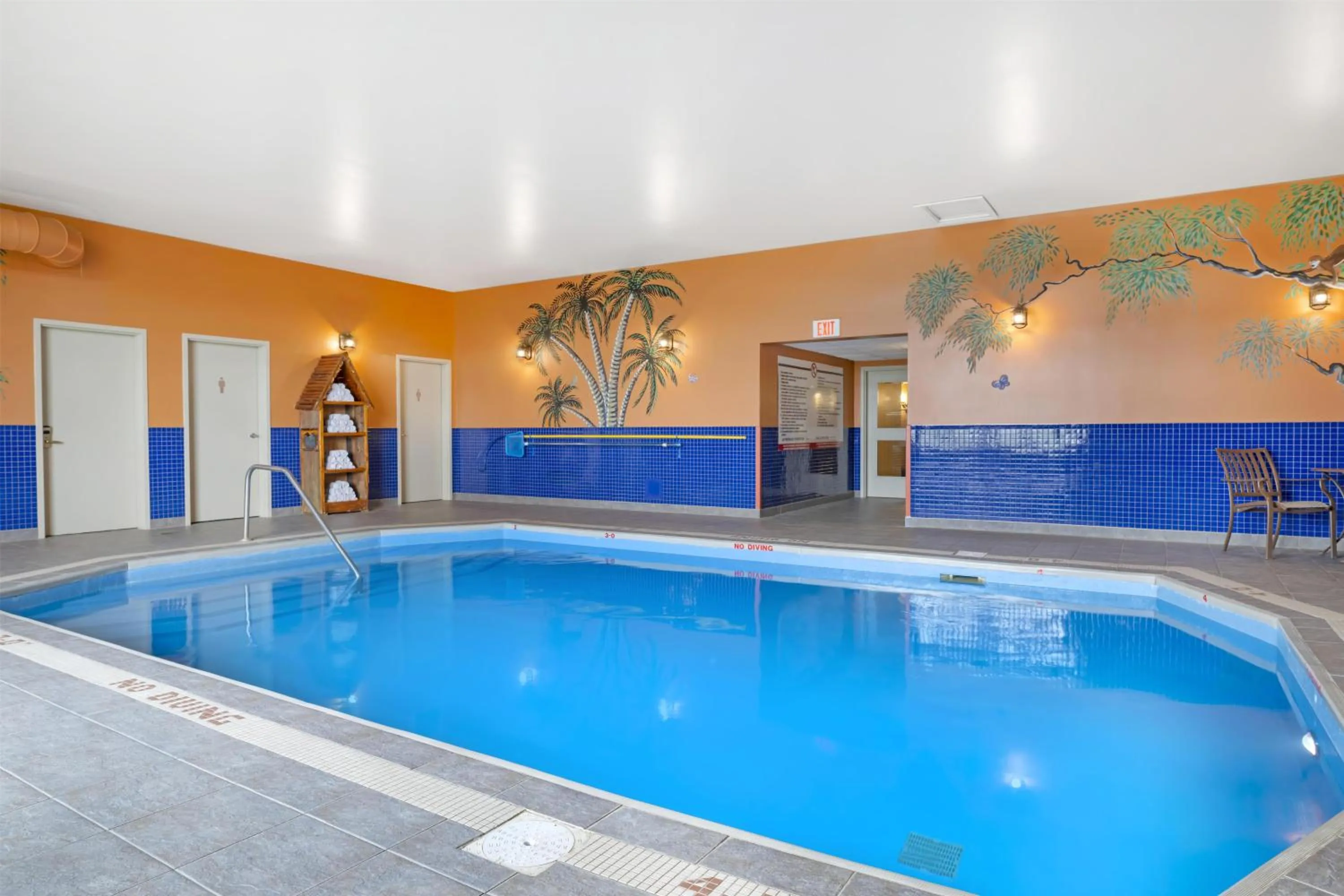 Pool view in Best Western Plus Grand-Sault Hotel & Suites