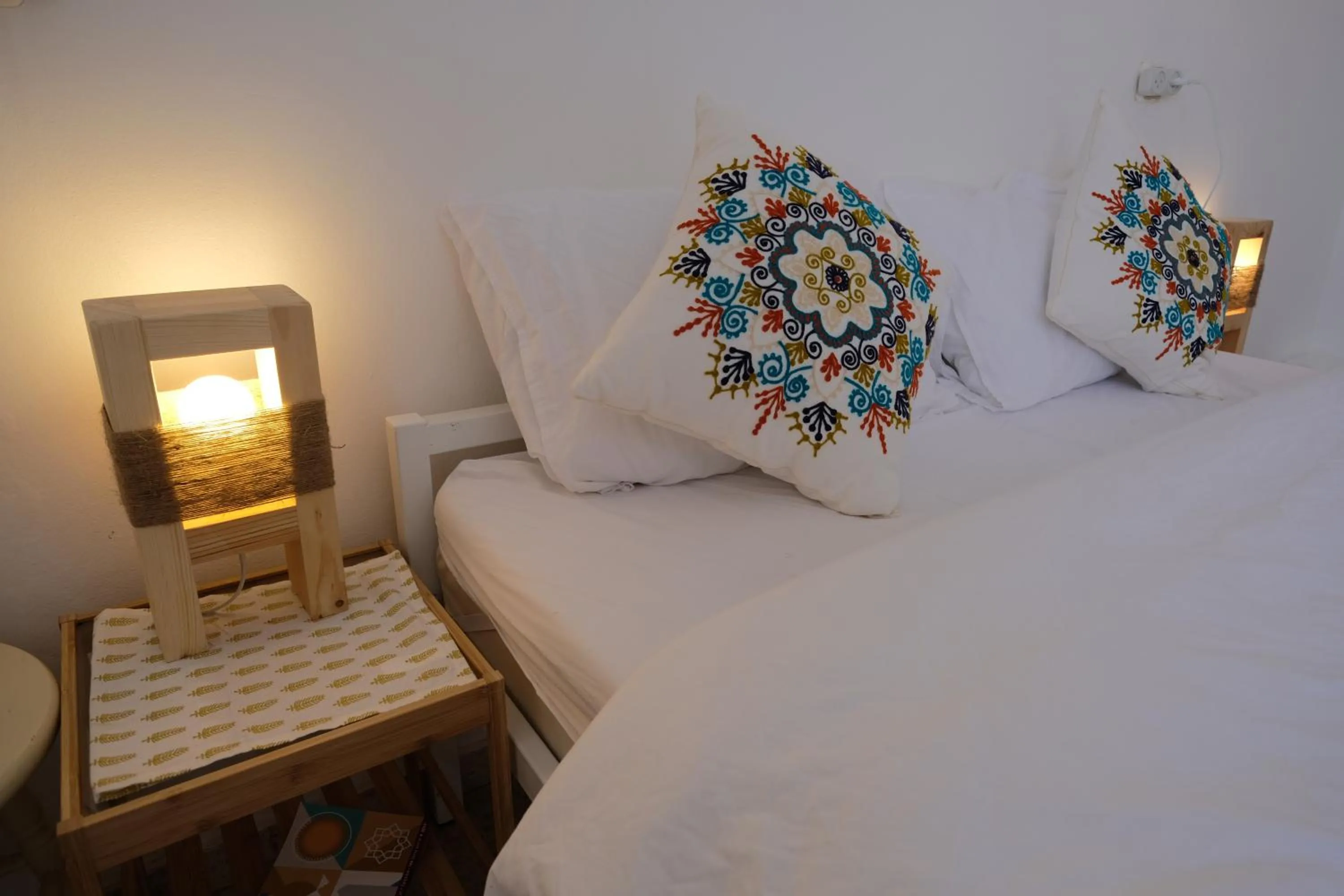 Bed in The White Hill Guesthouse