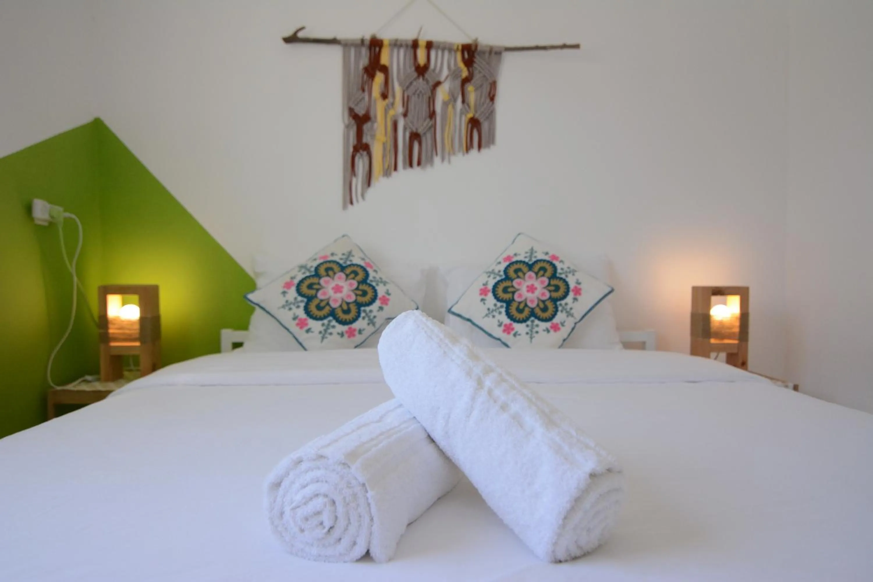 Bed in The White Hill Guesthouse