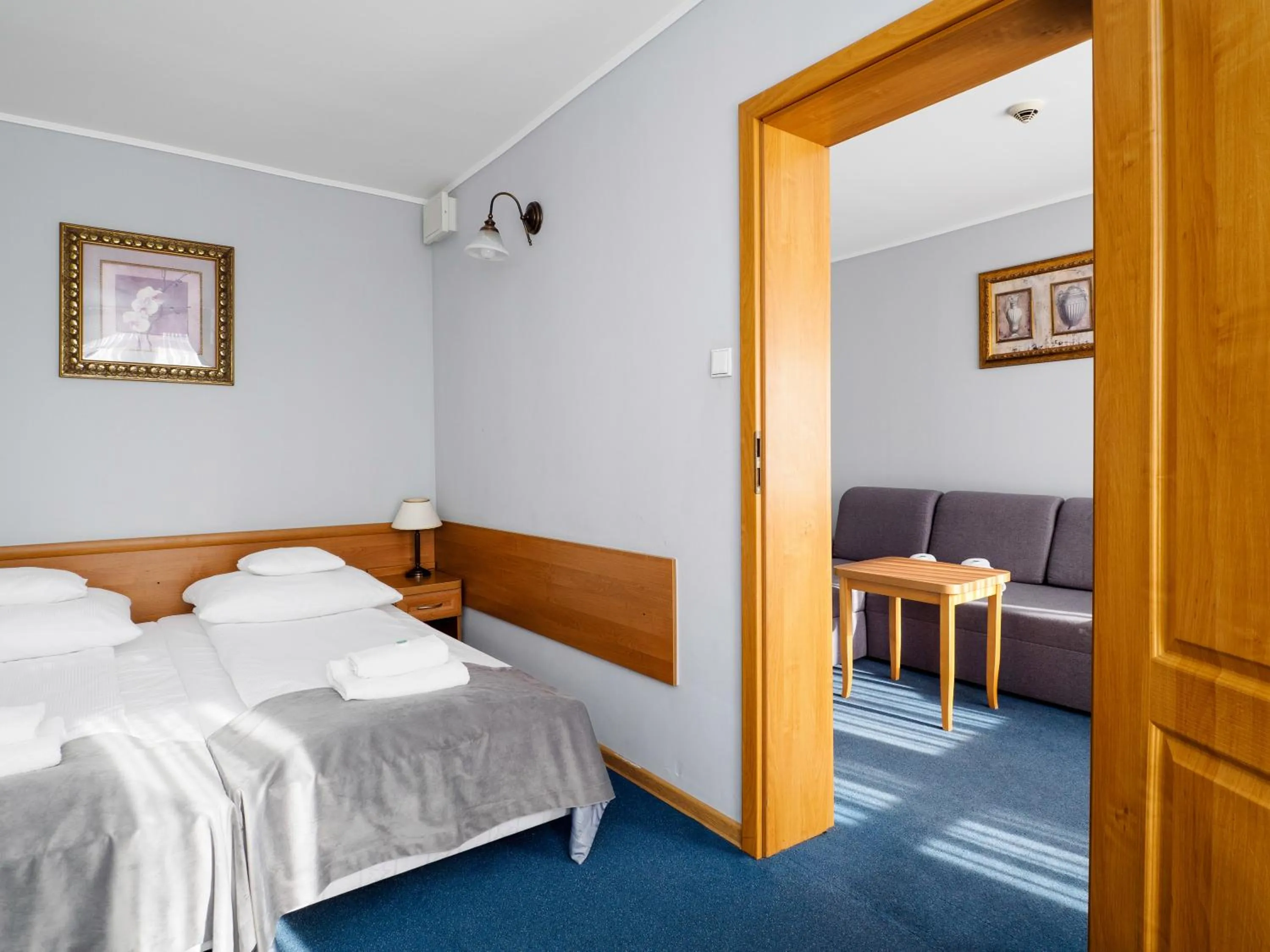 Photo of the whole room, Bed in Hyrny