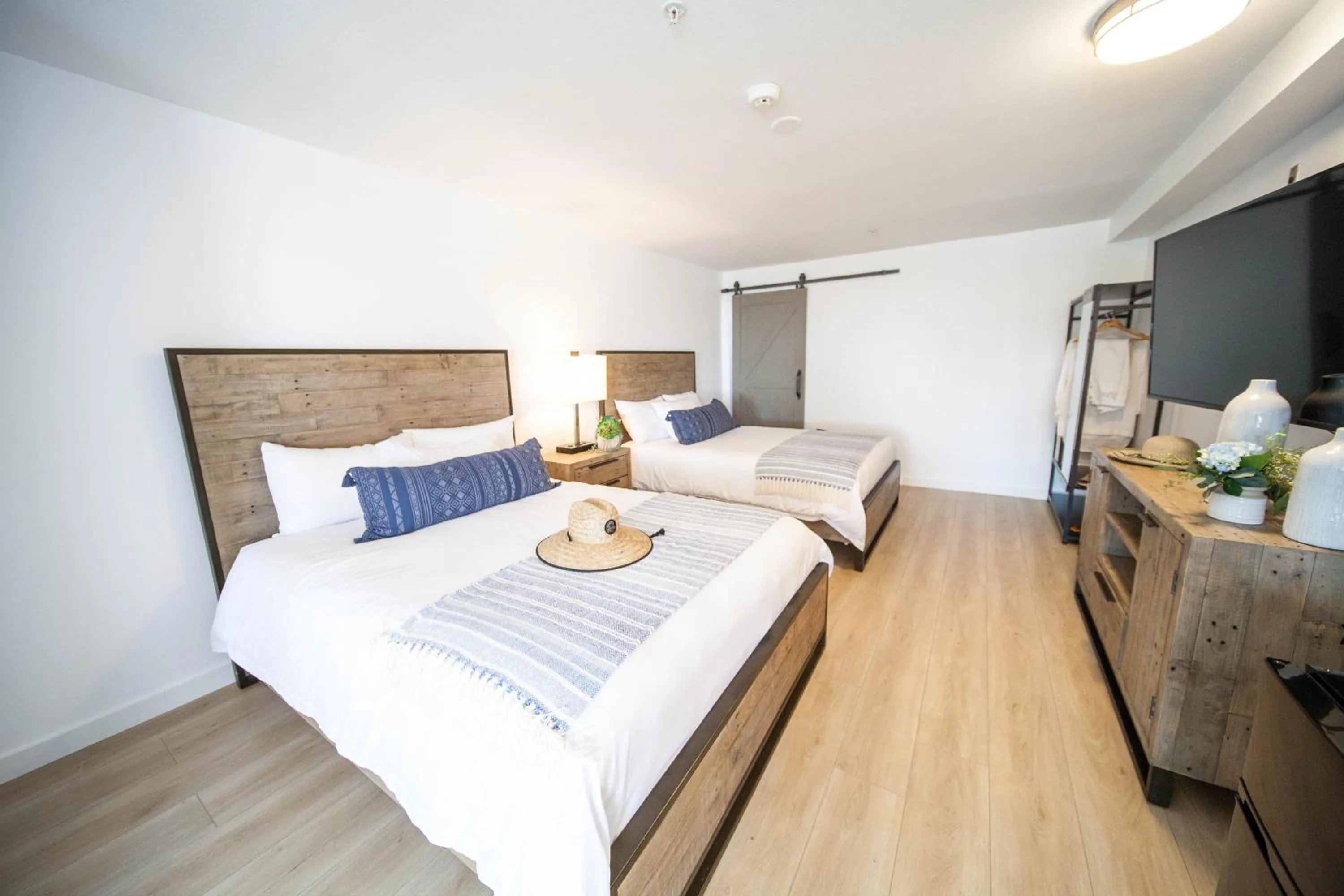 Bed in The Surfbreak Hotel