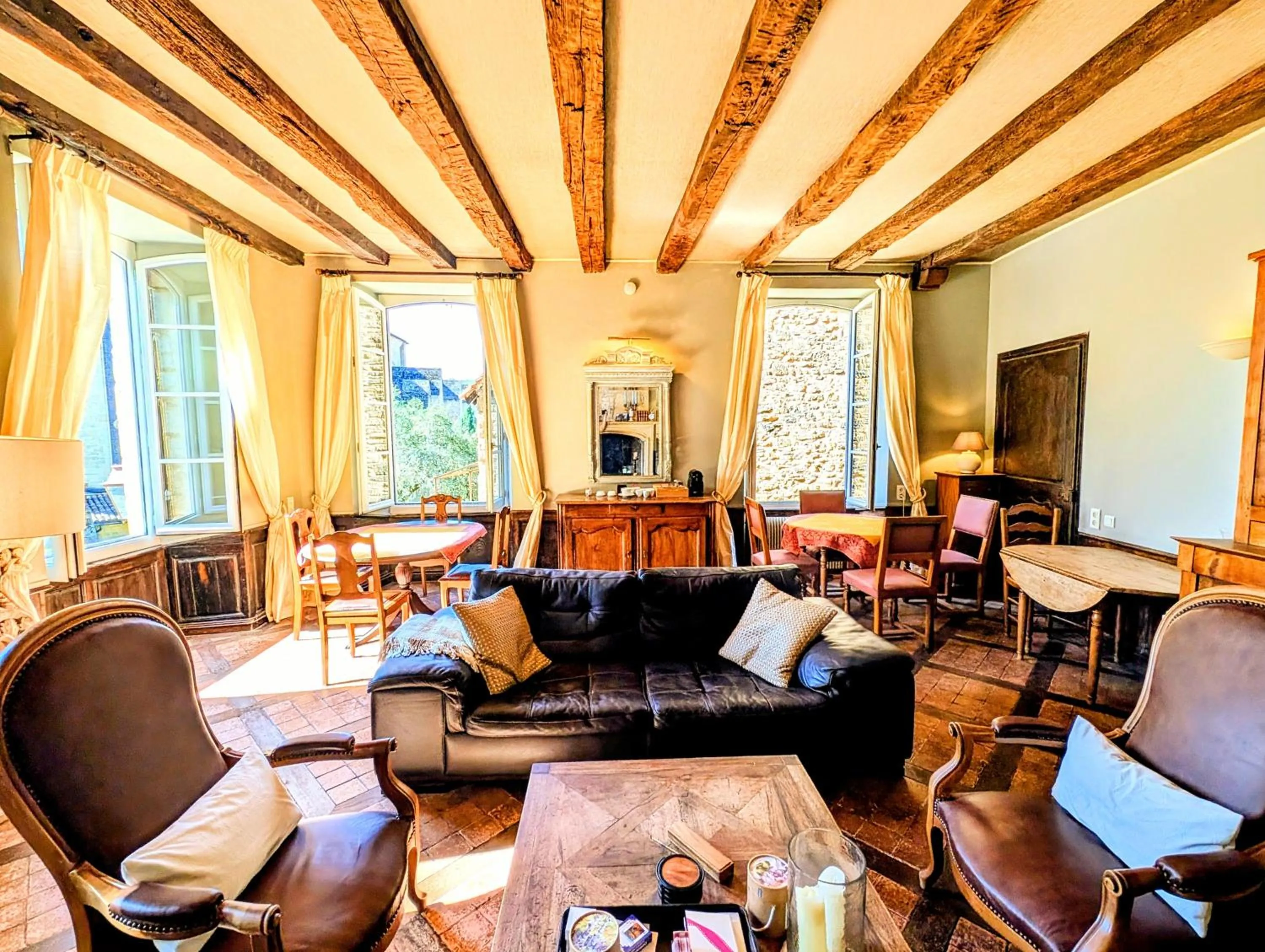 Living room in La Lanterne Chambres d'Hotes