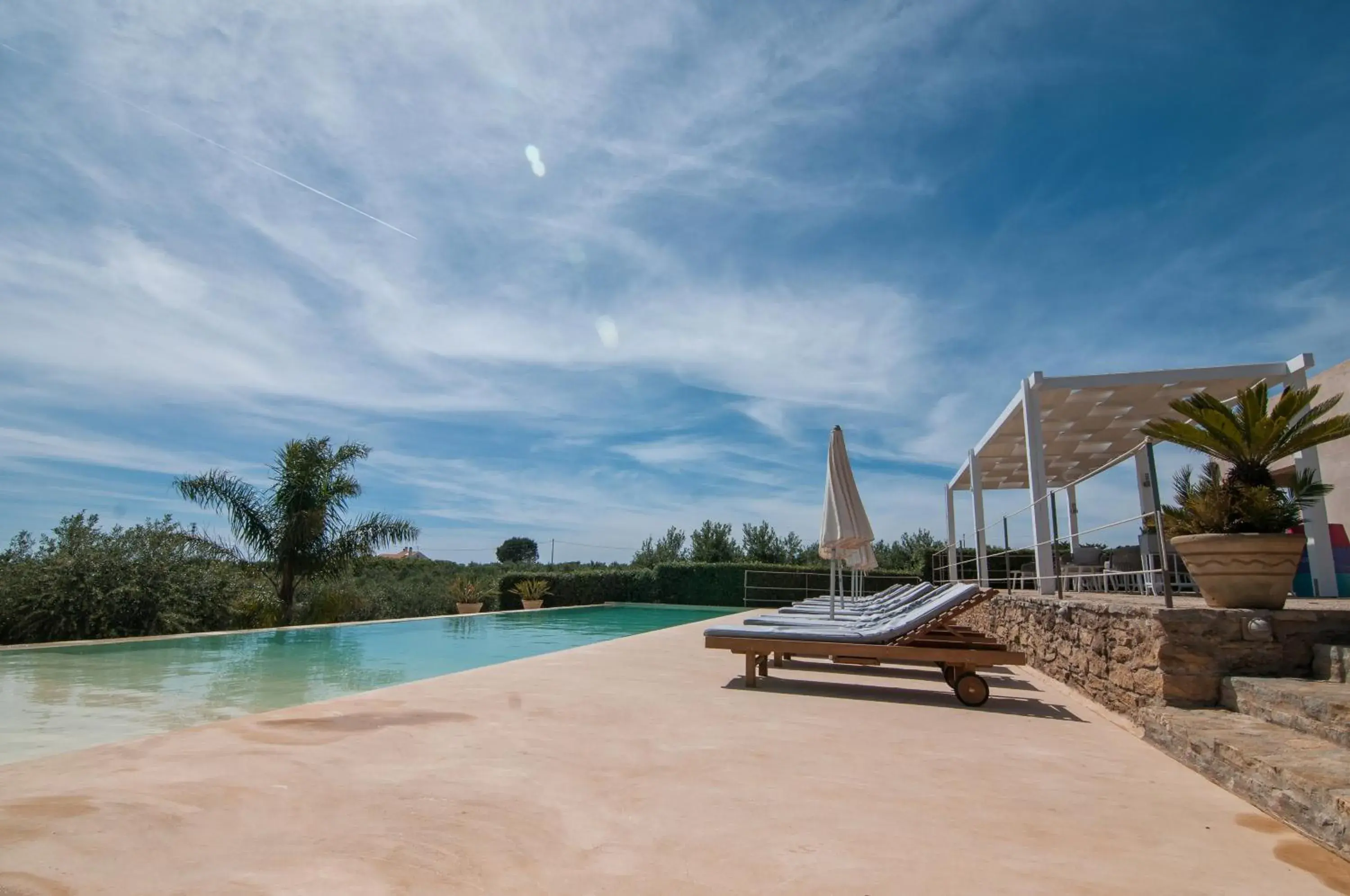 Patio, Swimming Pool in Relais Casina Miregia