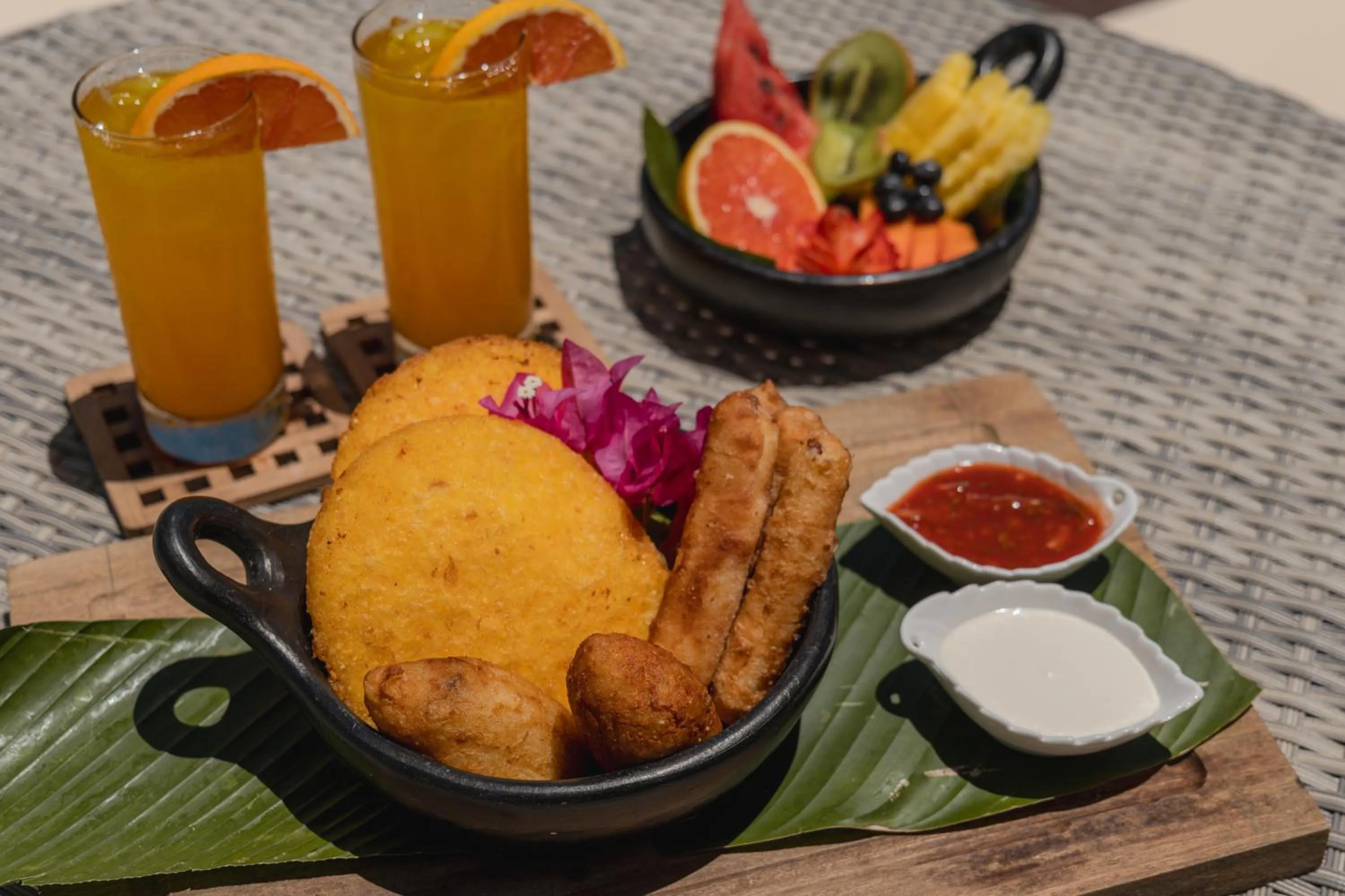 Breakfast in Hotel Agua Azul Beach Resort