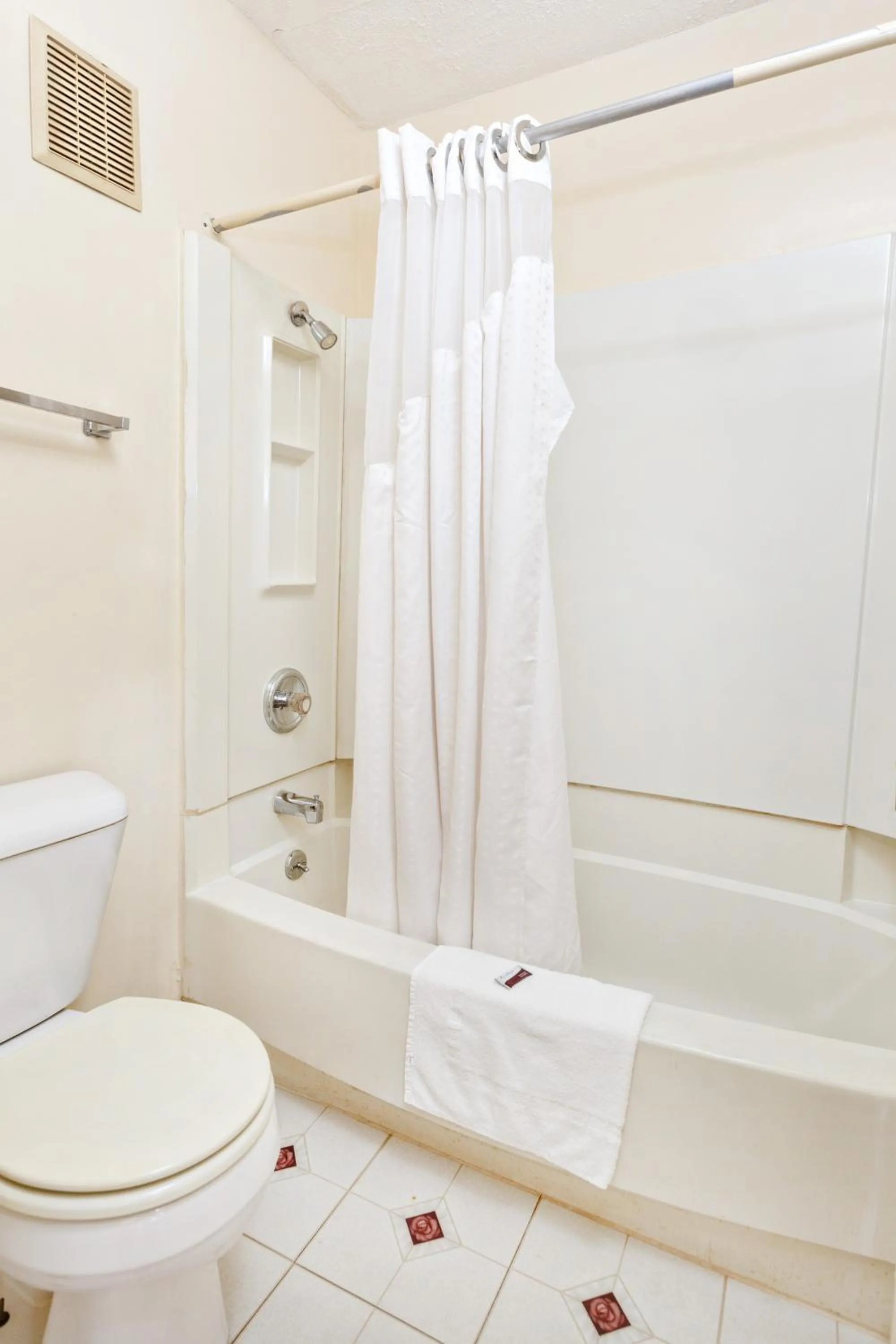 Shower in Red Carpet Inn - Louisville