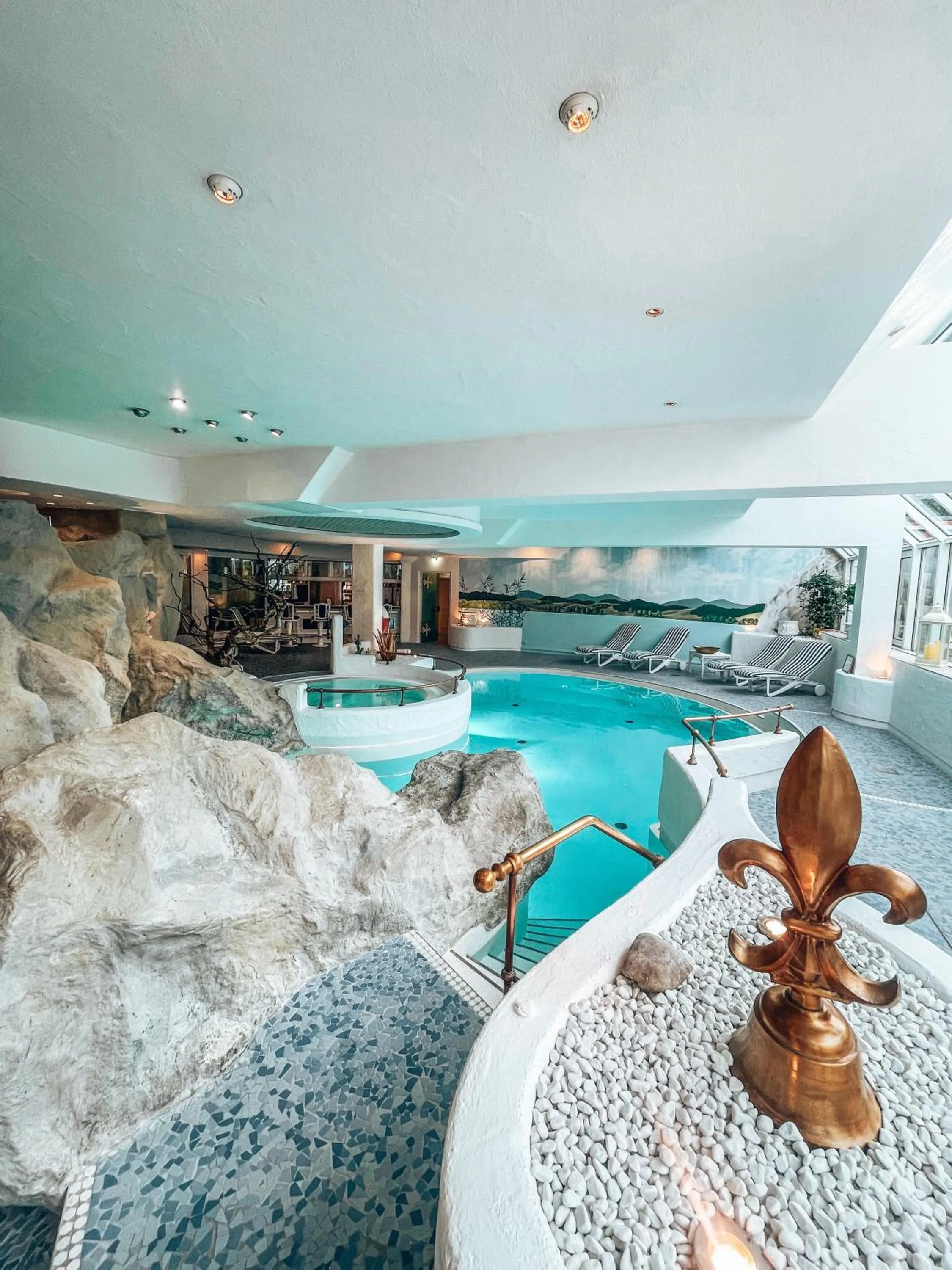 Swimming pool in Adolphine Garden