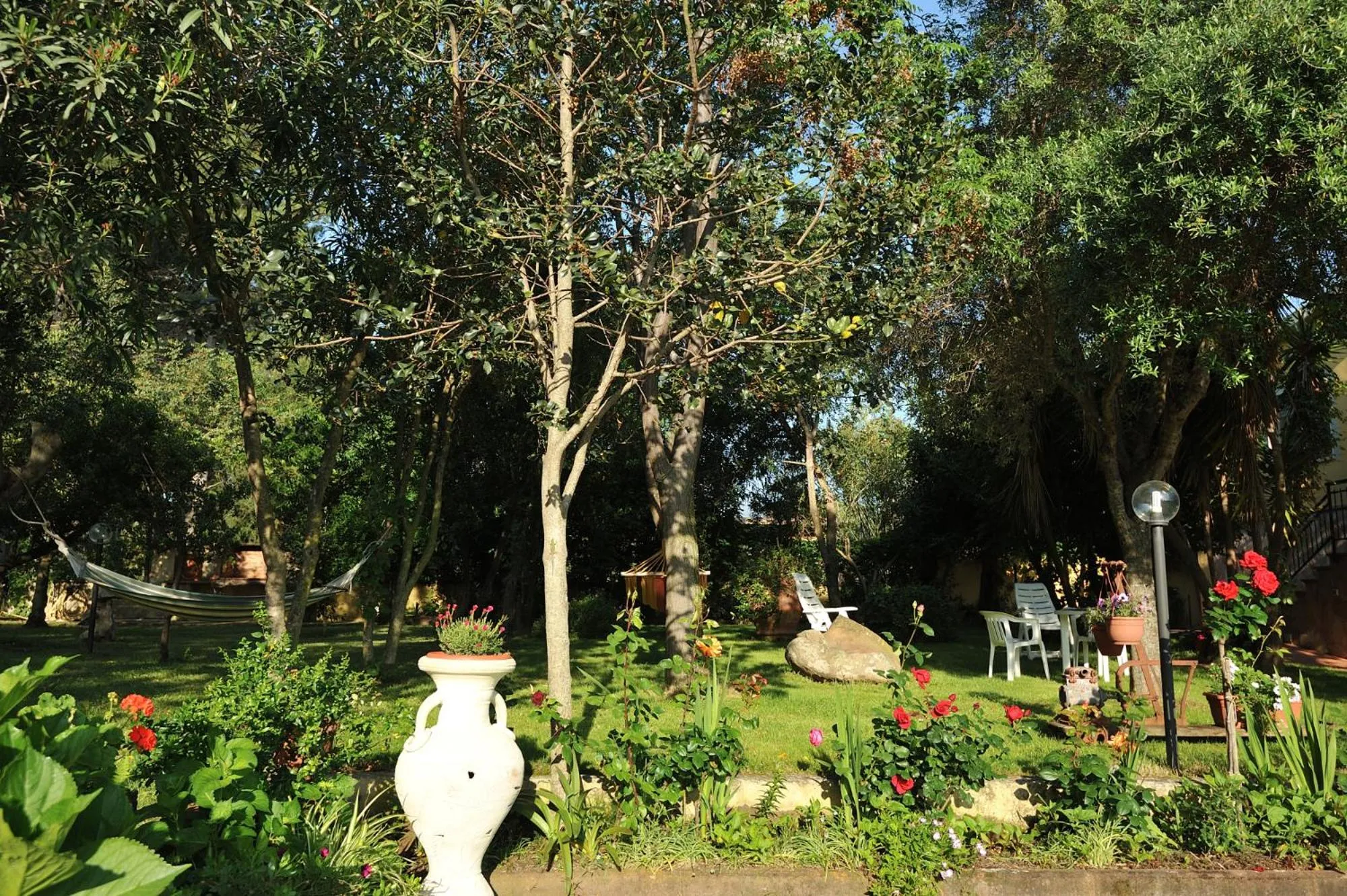 Garden in B&B Is Murdegus