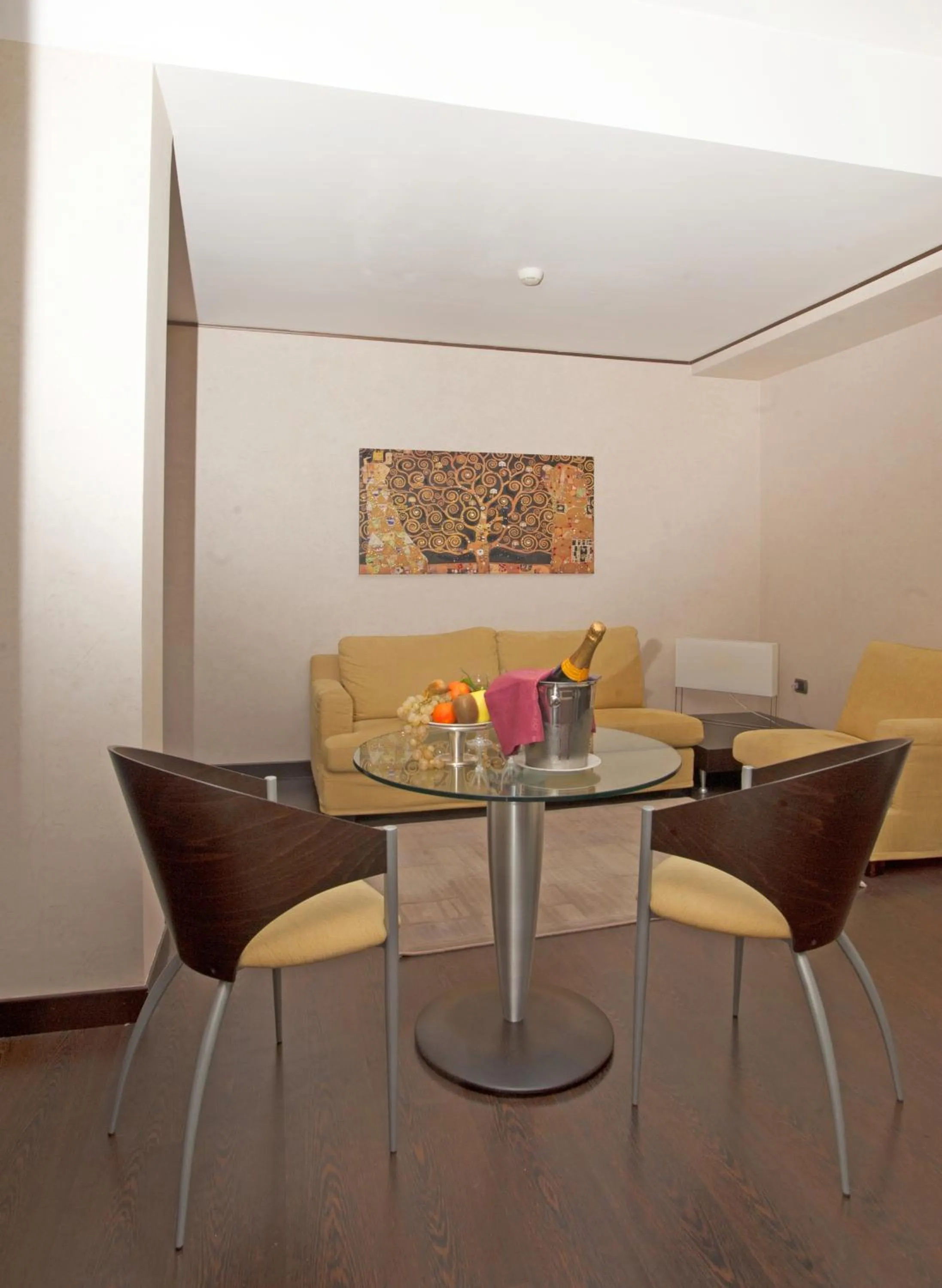 Seating area in Hotel Valentino