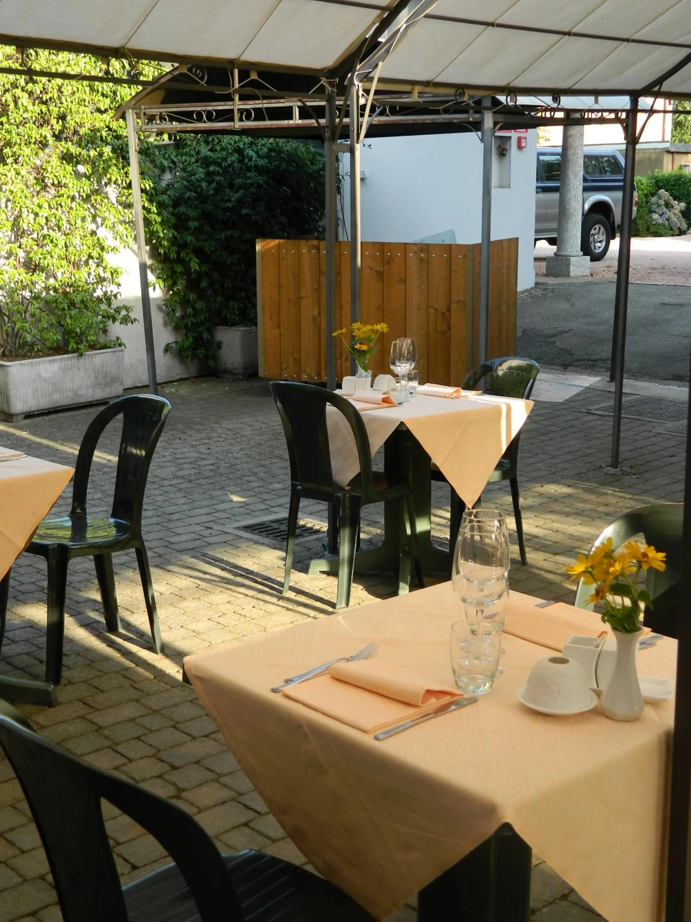 BBQ facilities in Albergo Michieletto