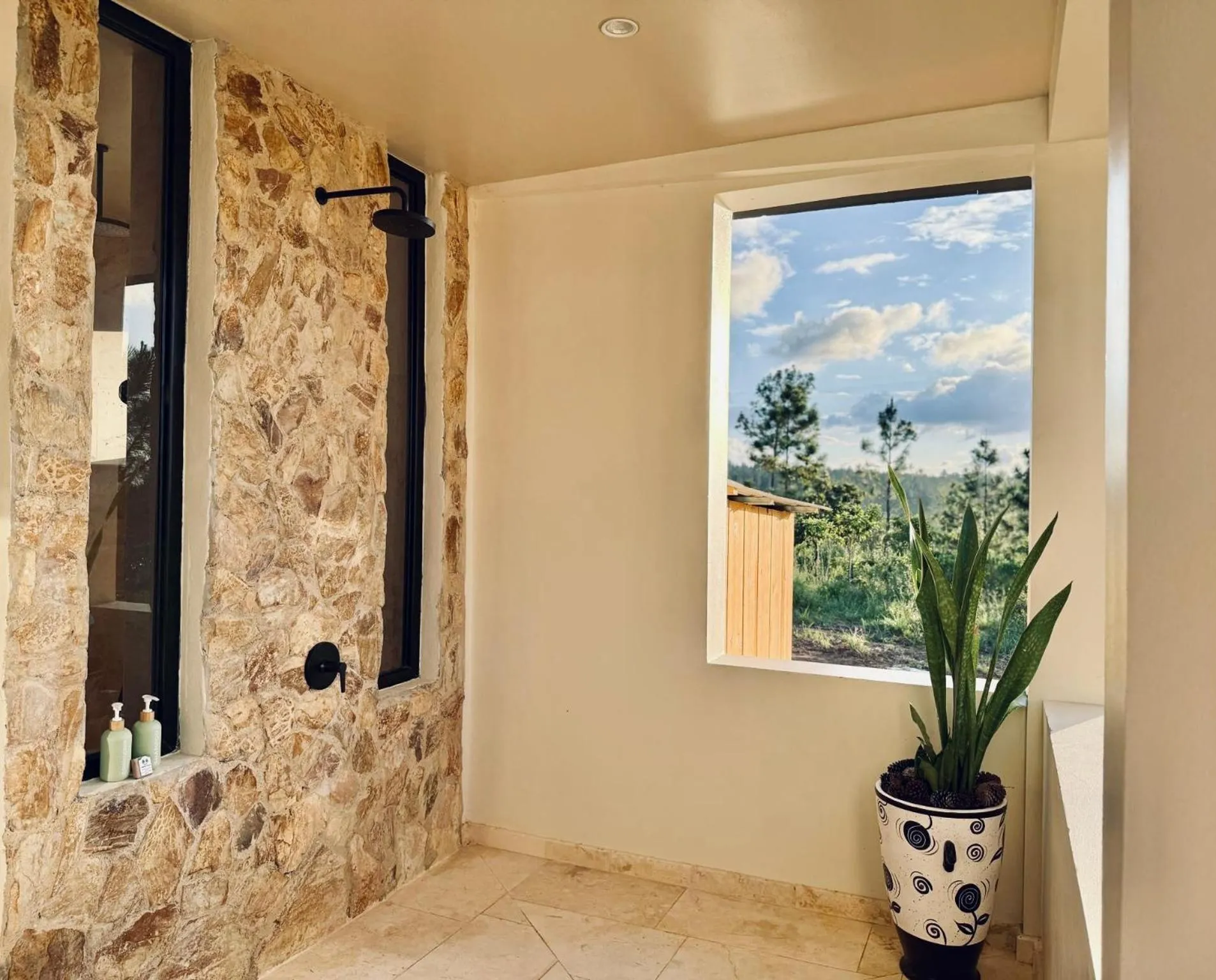 Shower in Hidden Valley Wilderness Lodge