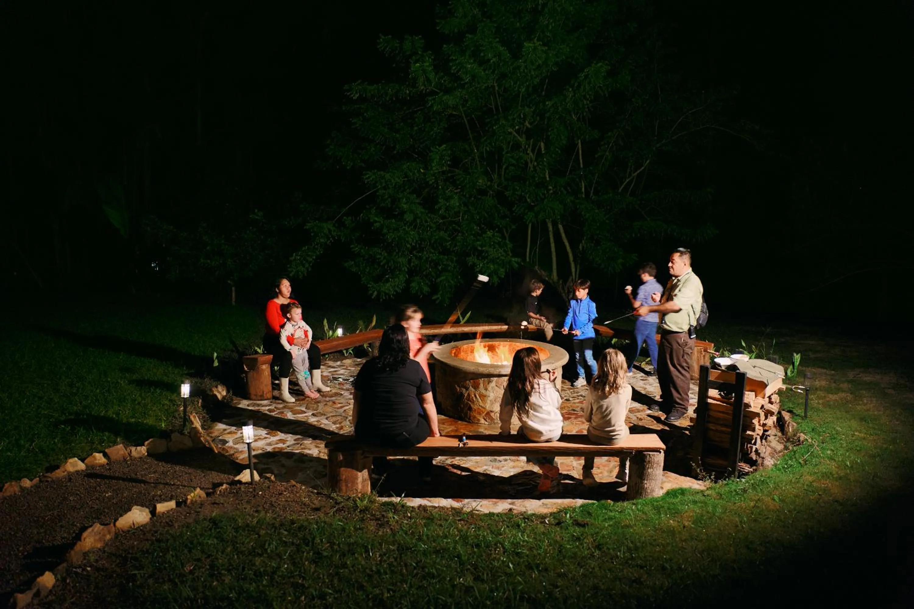 Night in Hidden Valley Wilderness Lodge