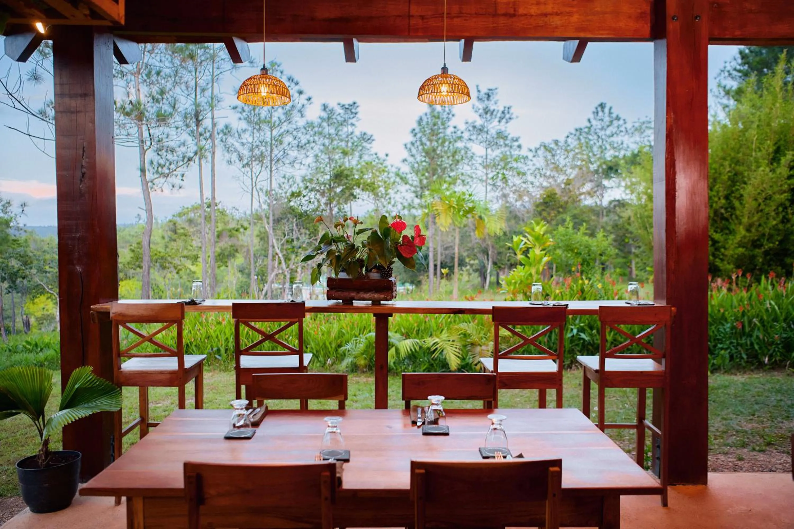 Patio in Hidden Valley Wilderness Lodge