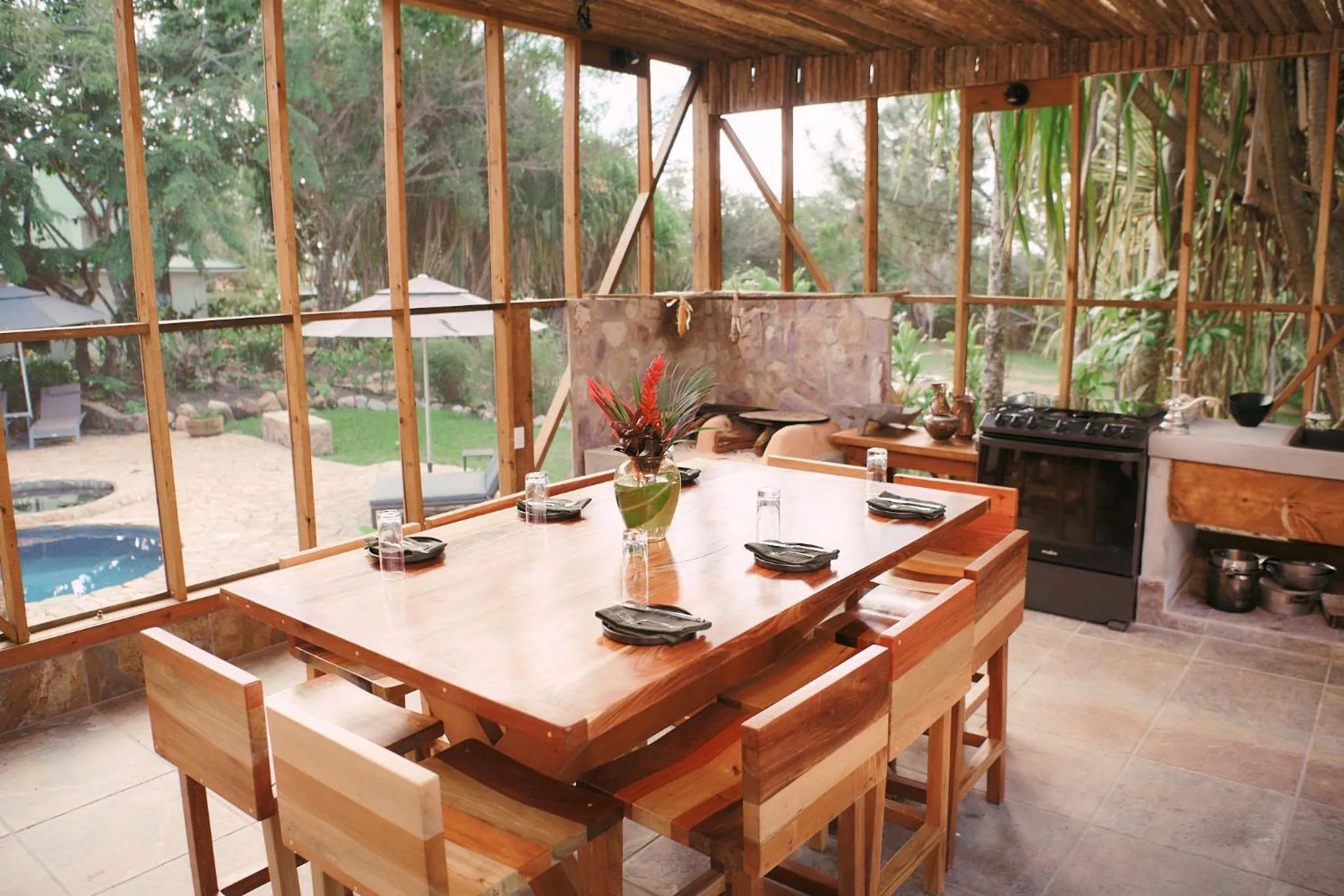 Patio in Hidden Valley Wilderness Lodge