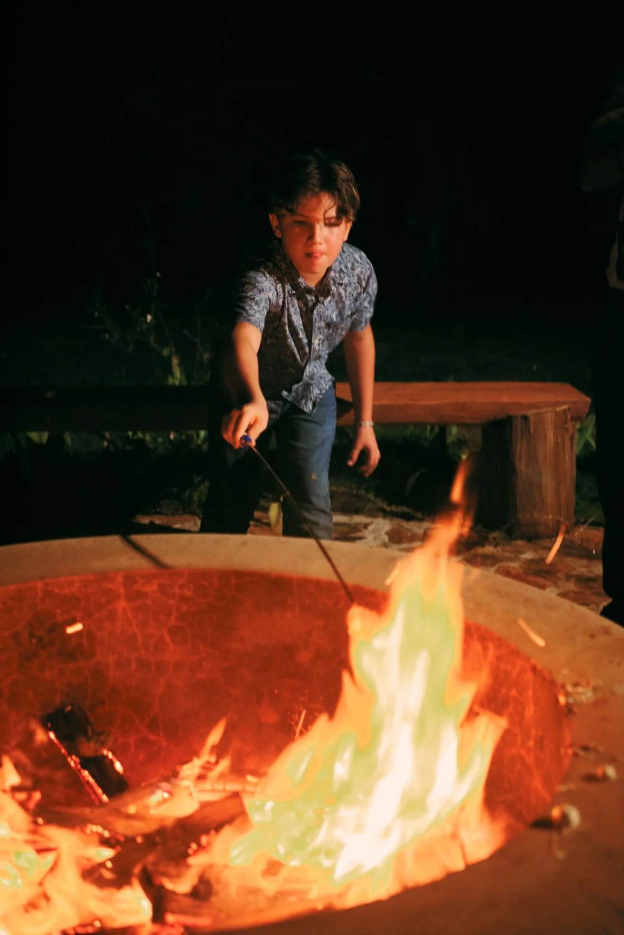 Night in Hidden Valley Wilderness Lodge