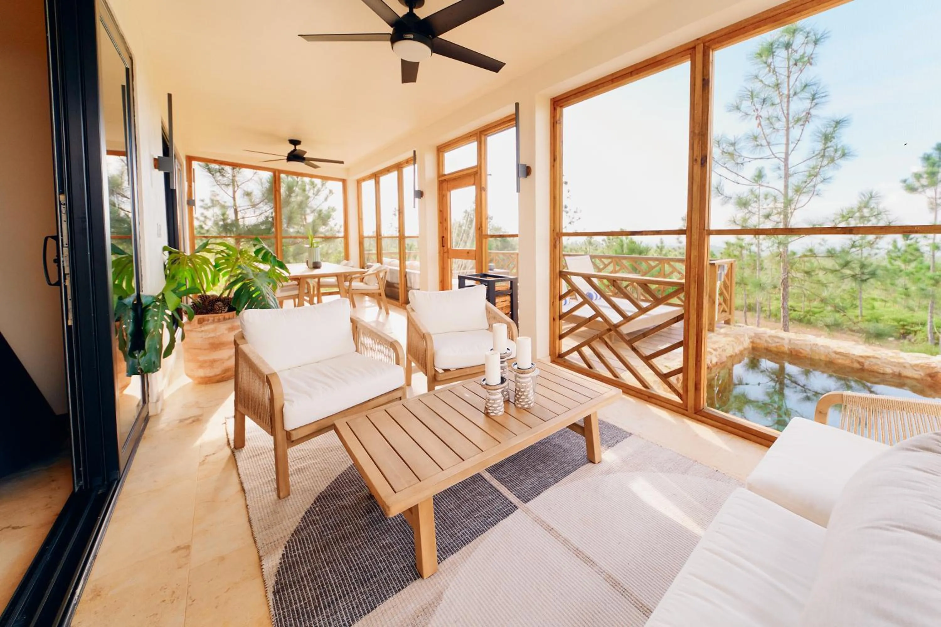 Patio in Hidden Valley Wilderness Lodge