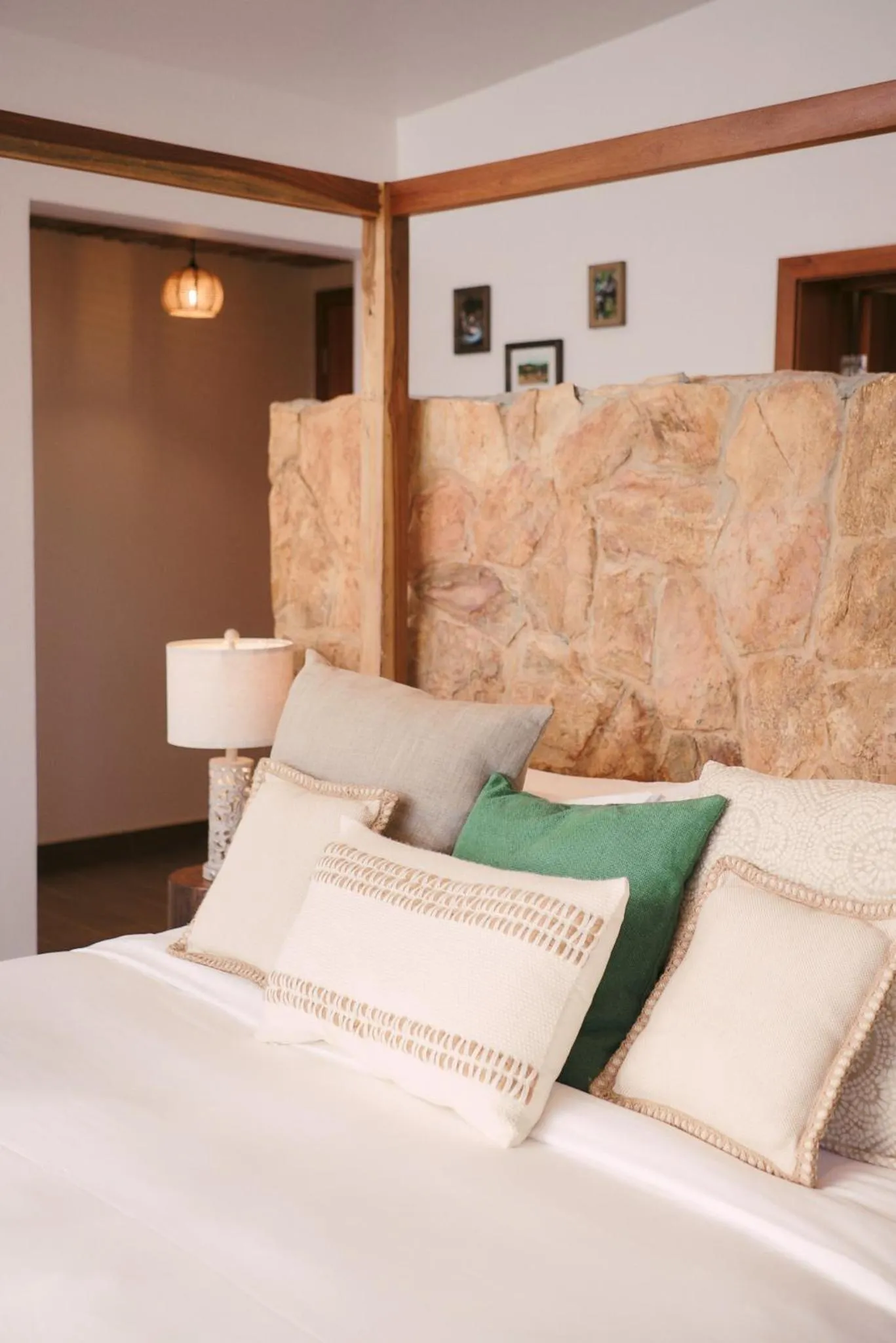 Bed in Hidden Valley Wilderness Lodge