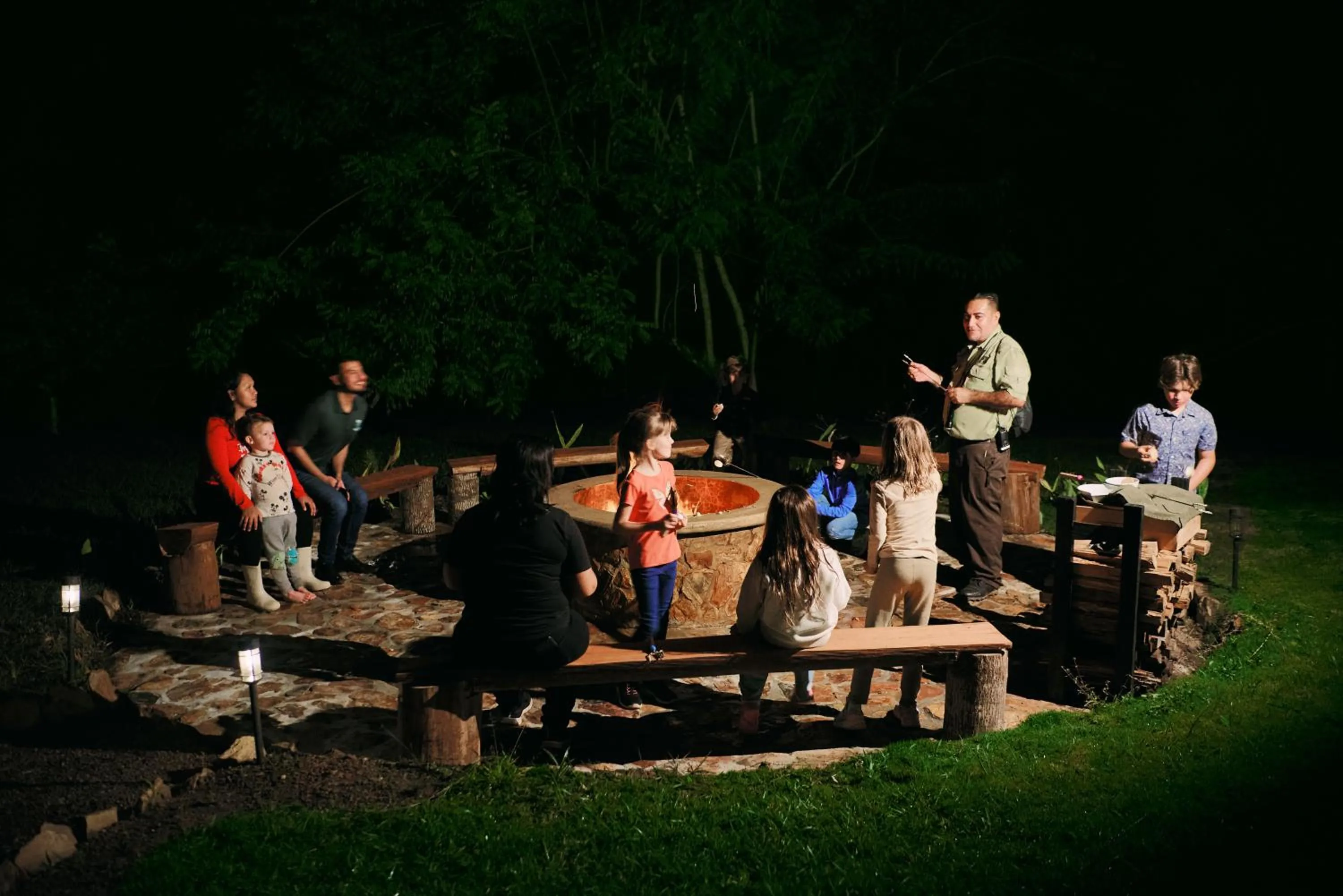 Night in Hidden Valley Wilderness Lodge