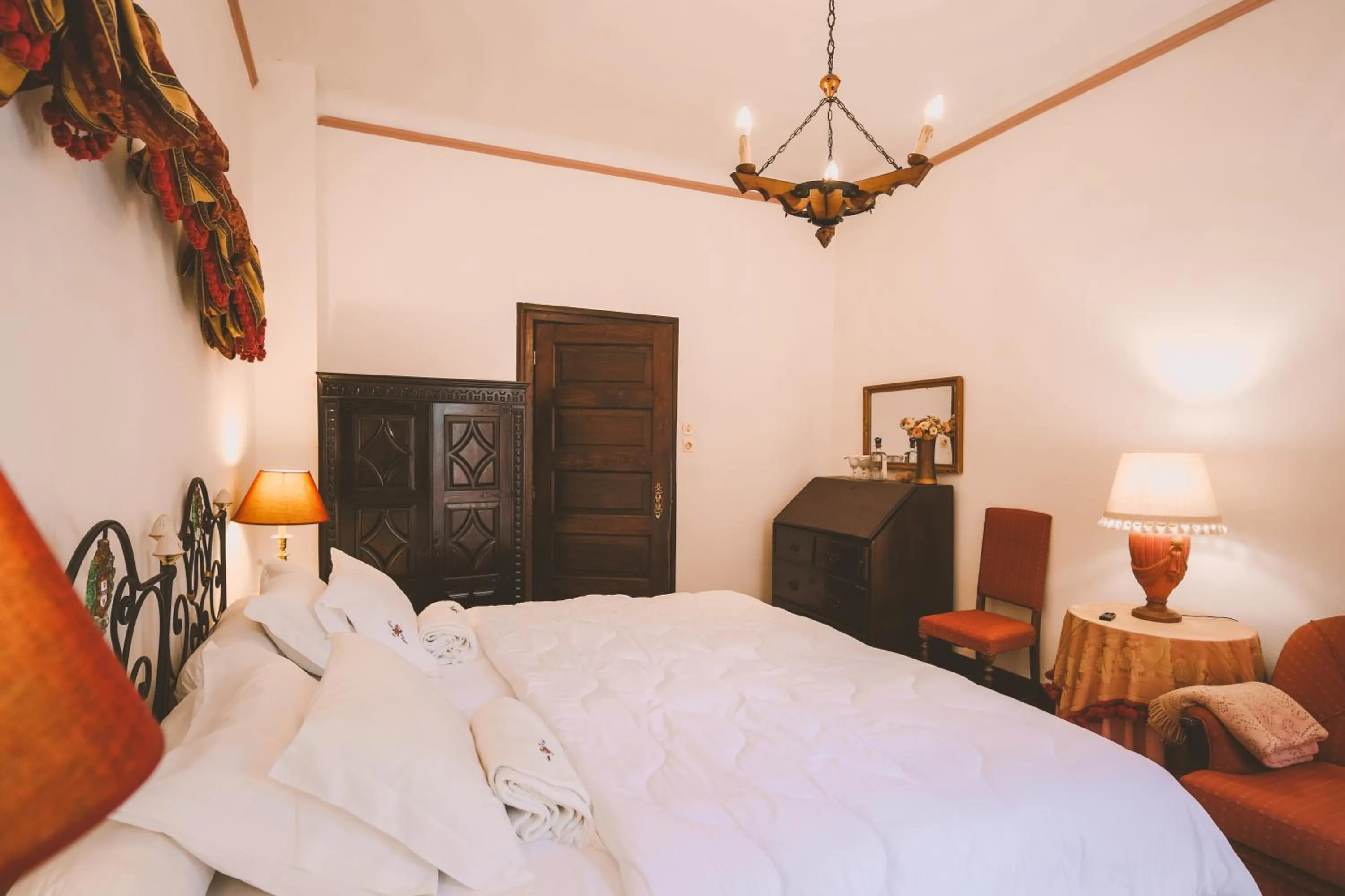 Bedroom, Bed in Casa Dos Varais, Manor House