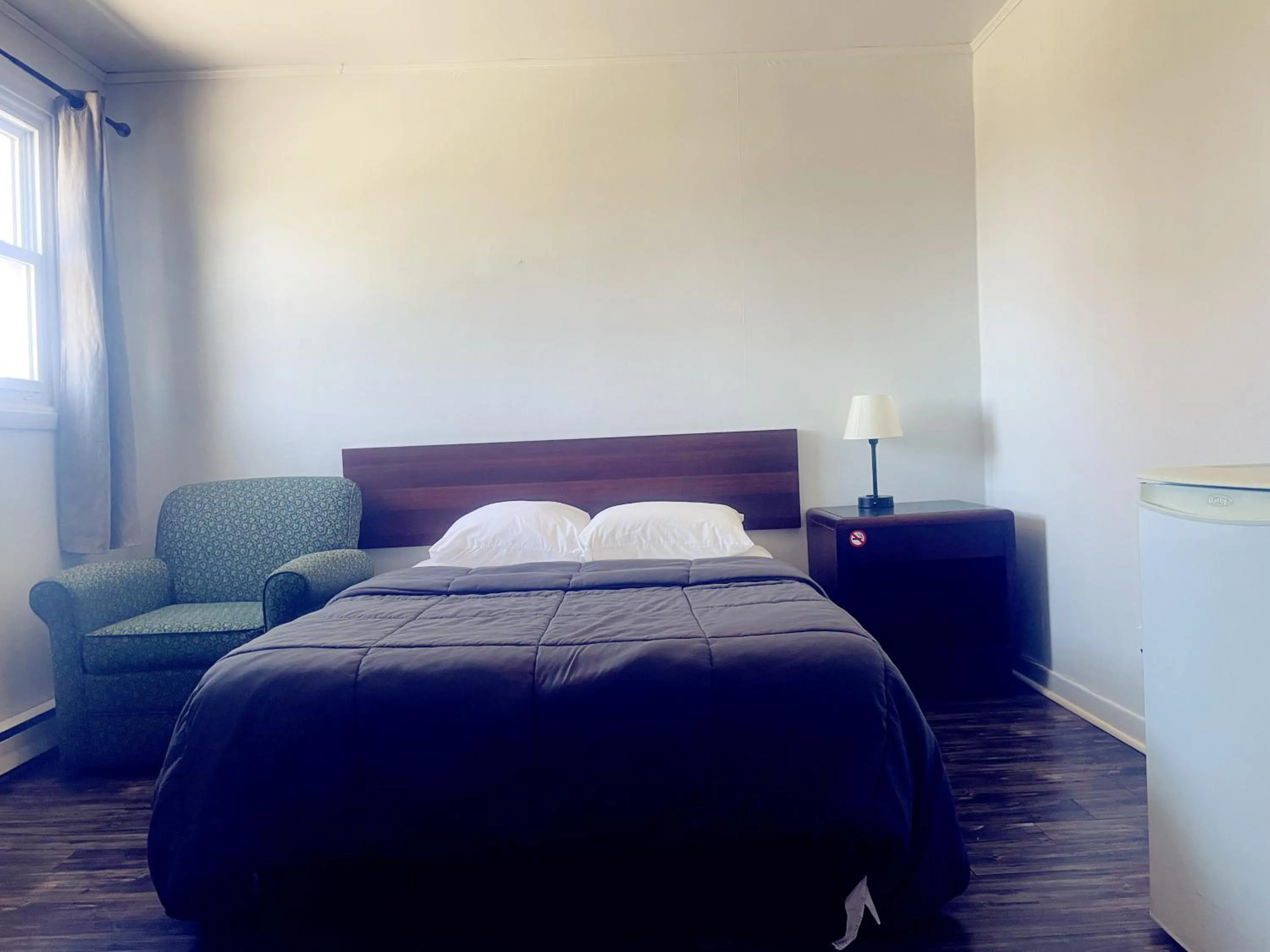 Bed in Motel Grande Ile