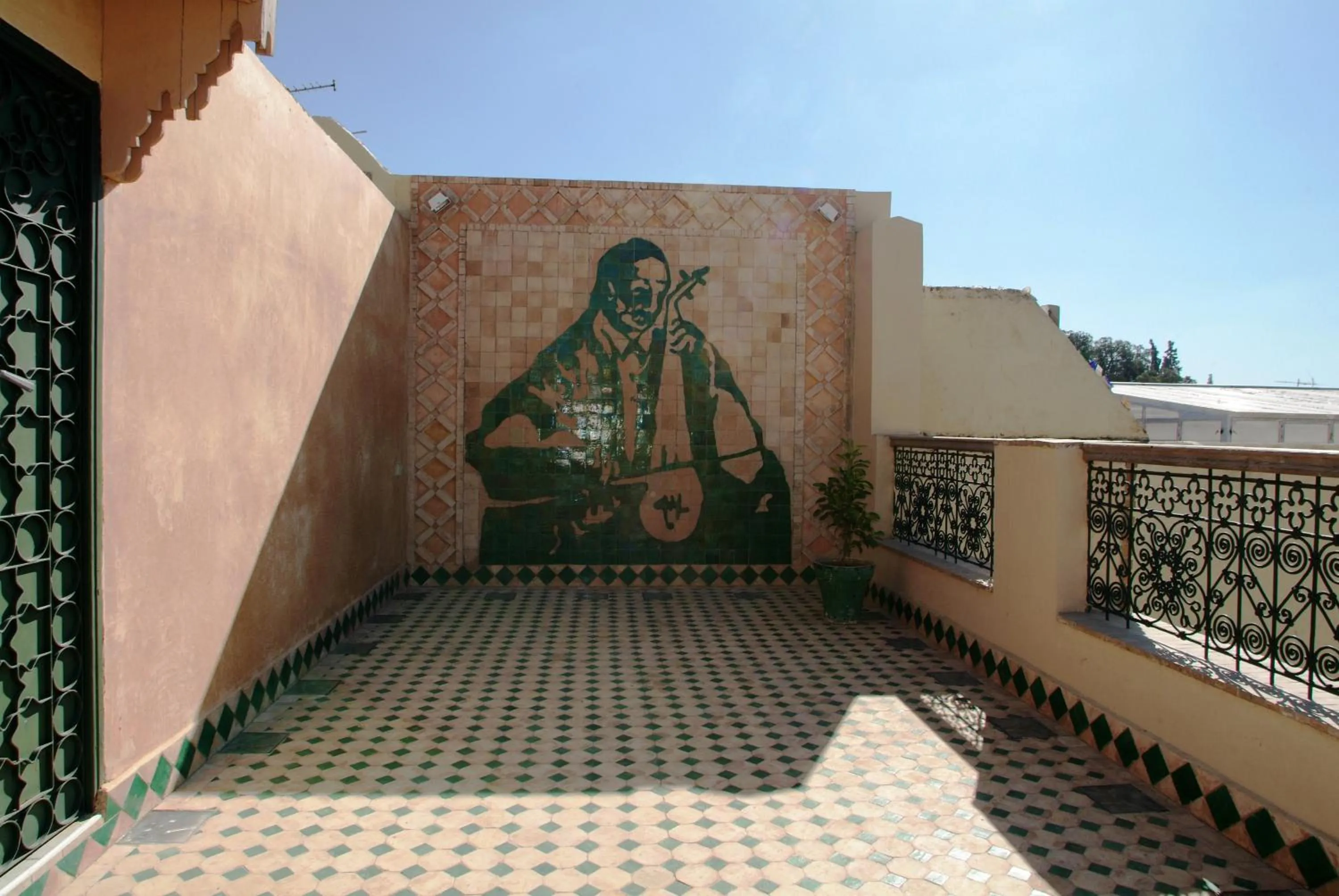 Balcony/Terrace in Riad Jaouhara