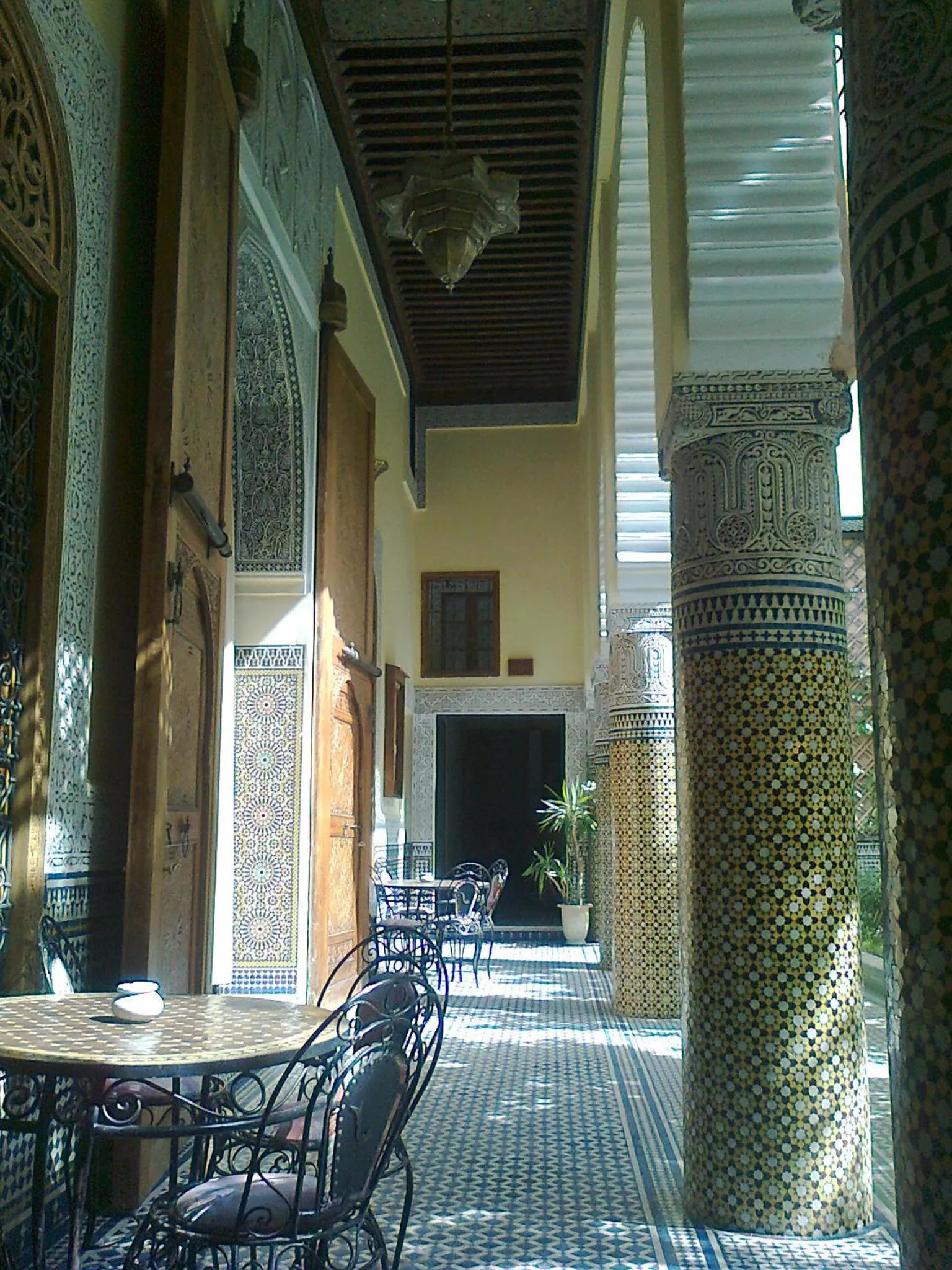 Lobby or reception in Riad Jaouhara