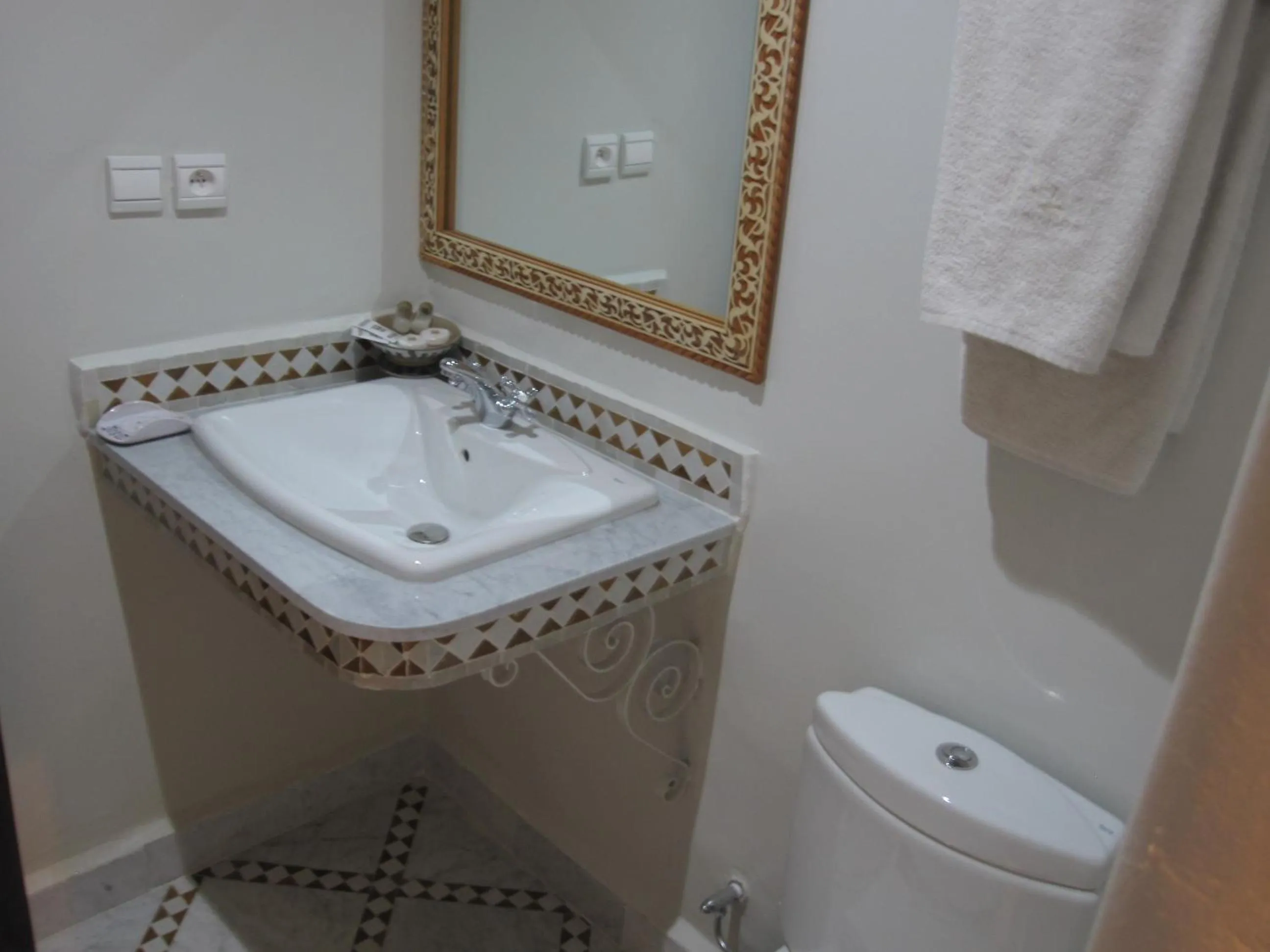 Shower in Riad Jaouhara