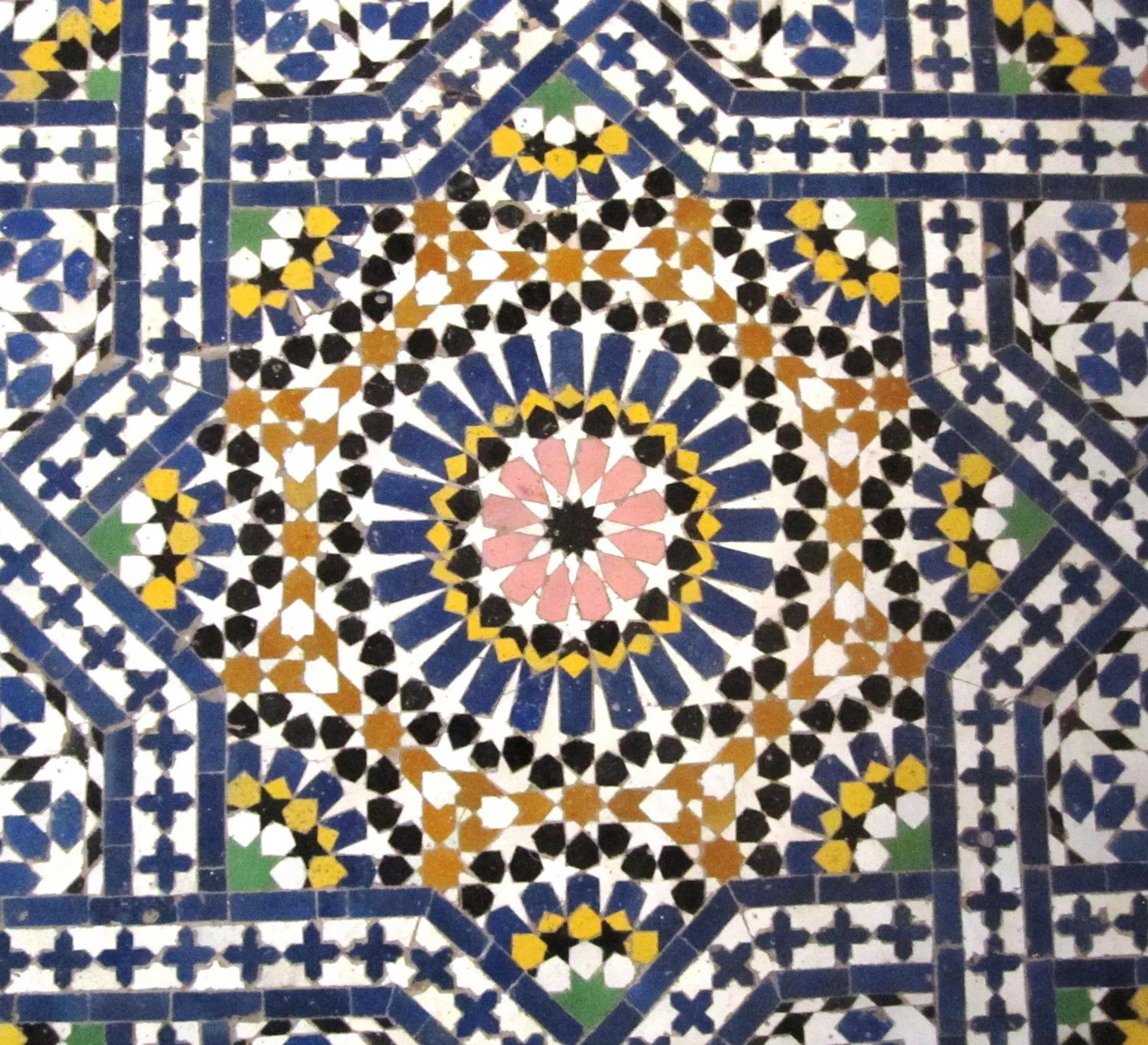 Decorative detail in Riad Jaouhara