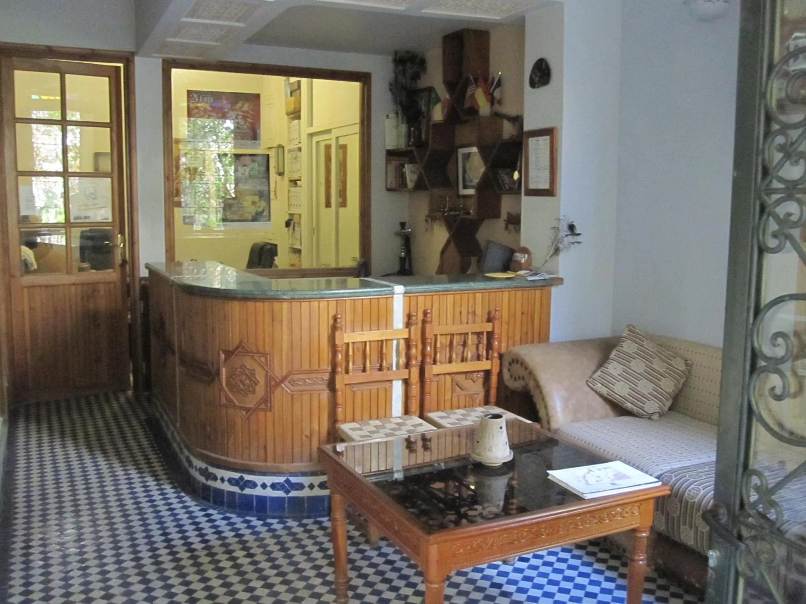 Lobby or reception in Riad Jaouhara