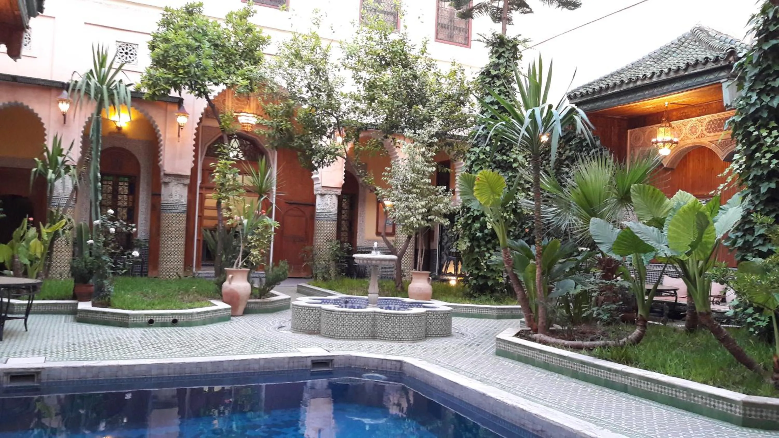 Garden view in Riad Jaouhara