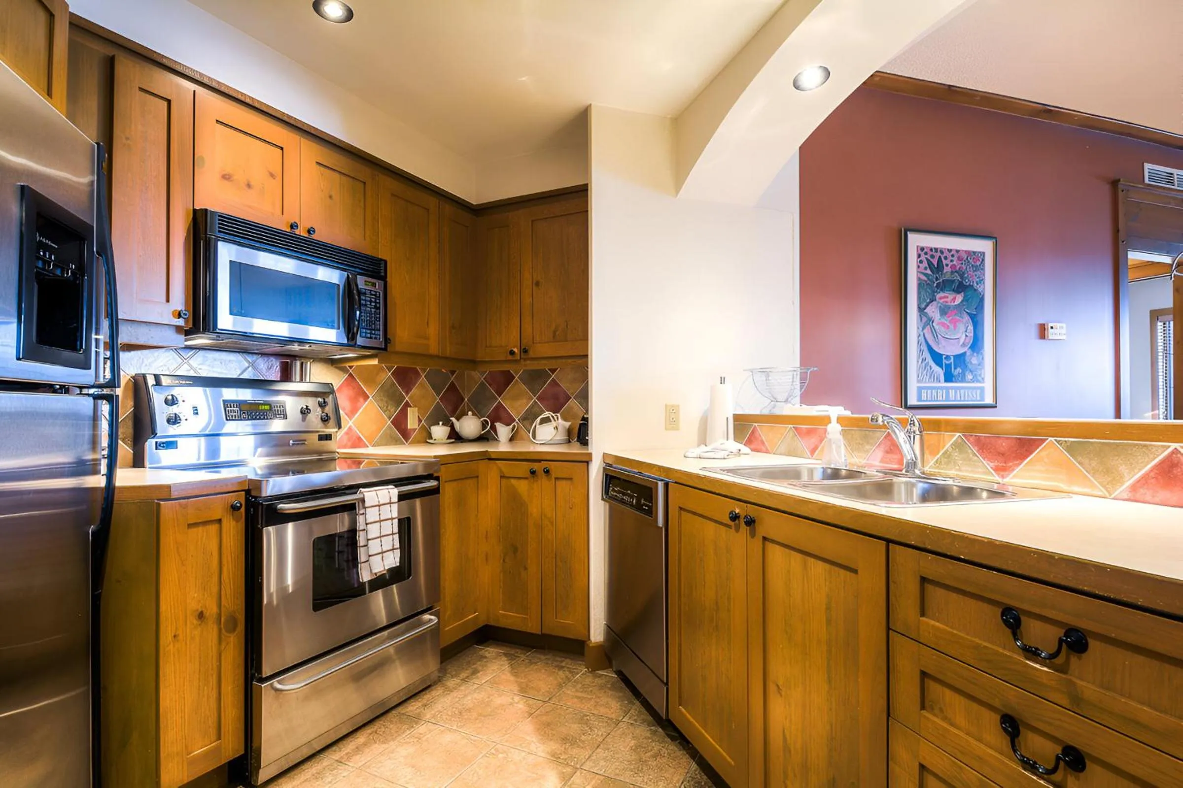 kitchen in Luxurious Equinoxe Ski-in/Ski-out