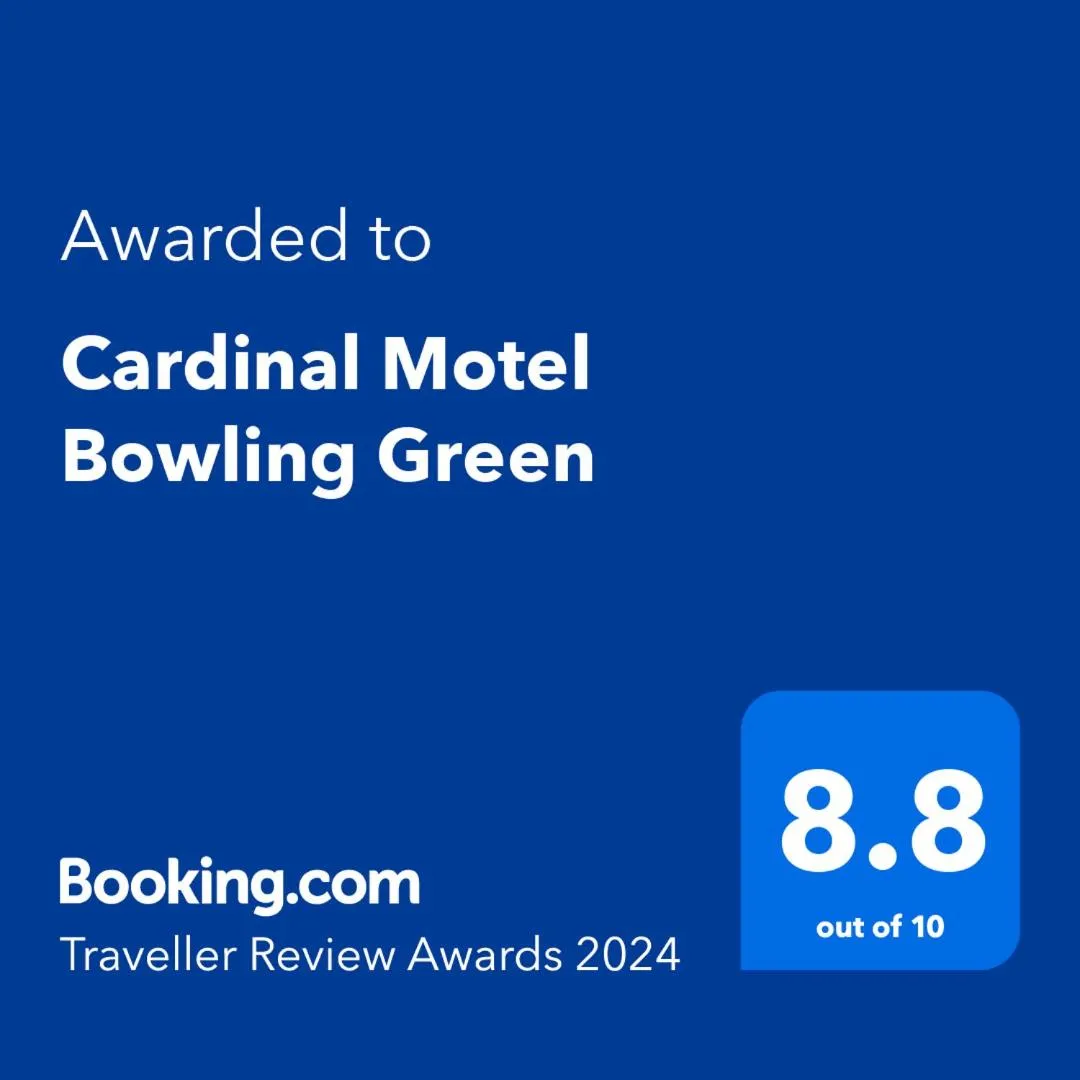 Certificate/Award in Cardinal Motel Bowling Green