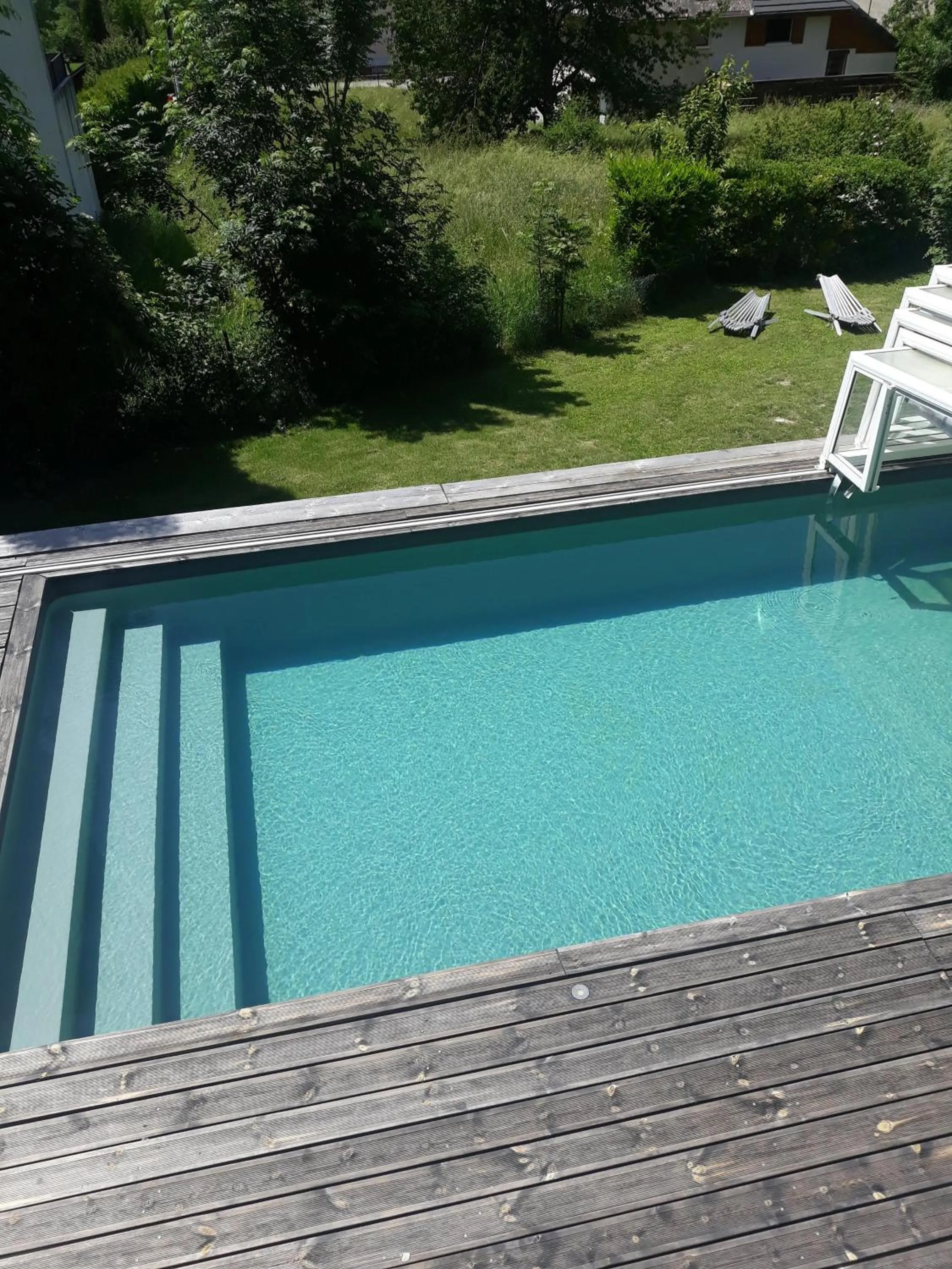 Pool view in L'Entre 2 Cols