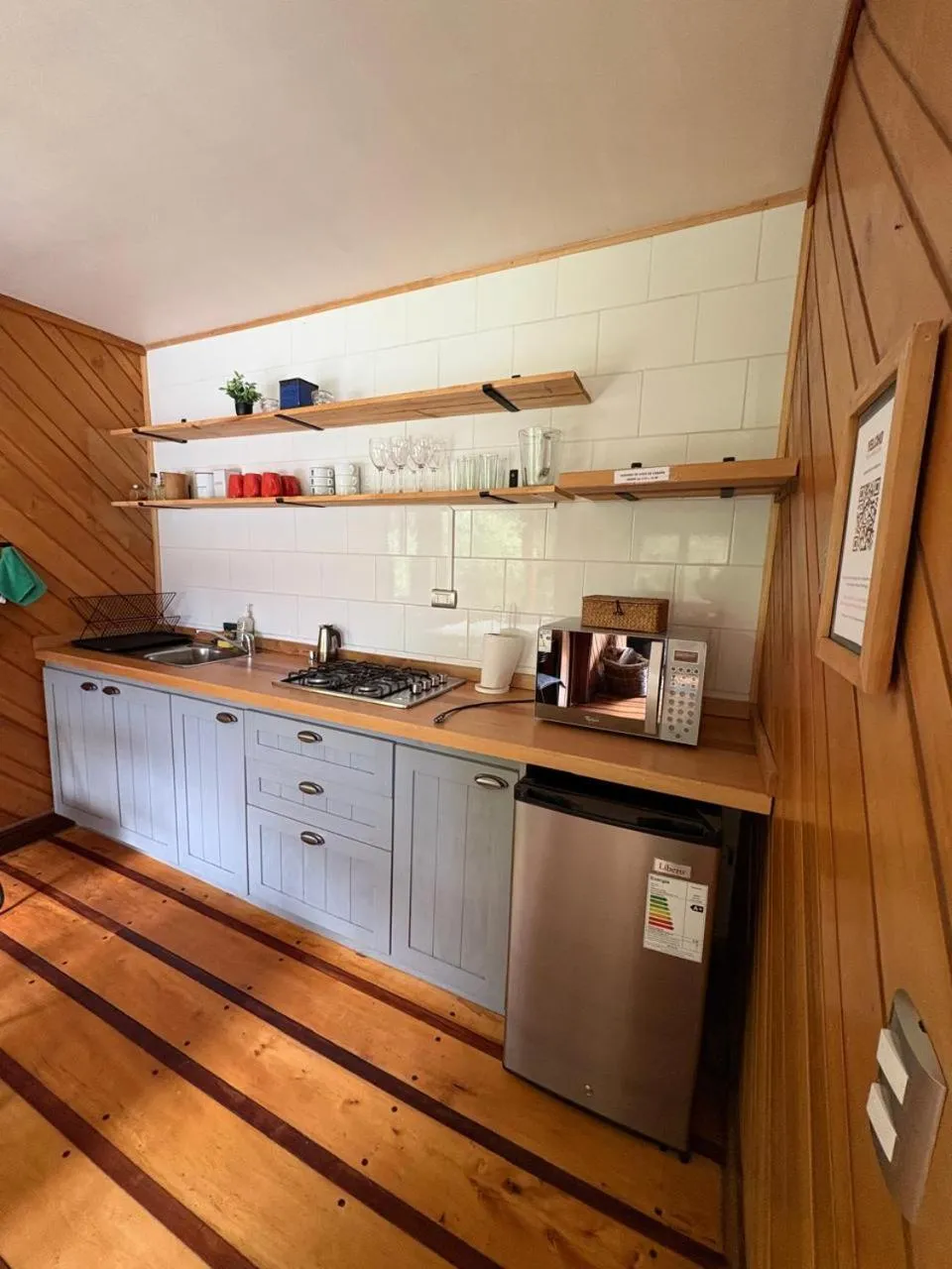 Kitchen or kitchenette in Yelcho en la Patagonia