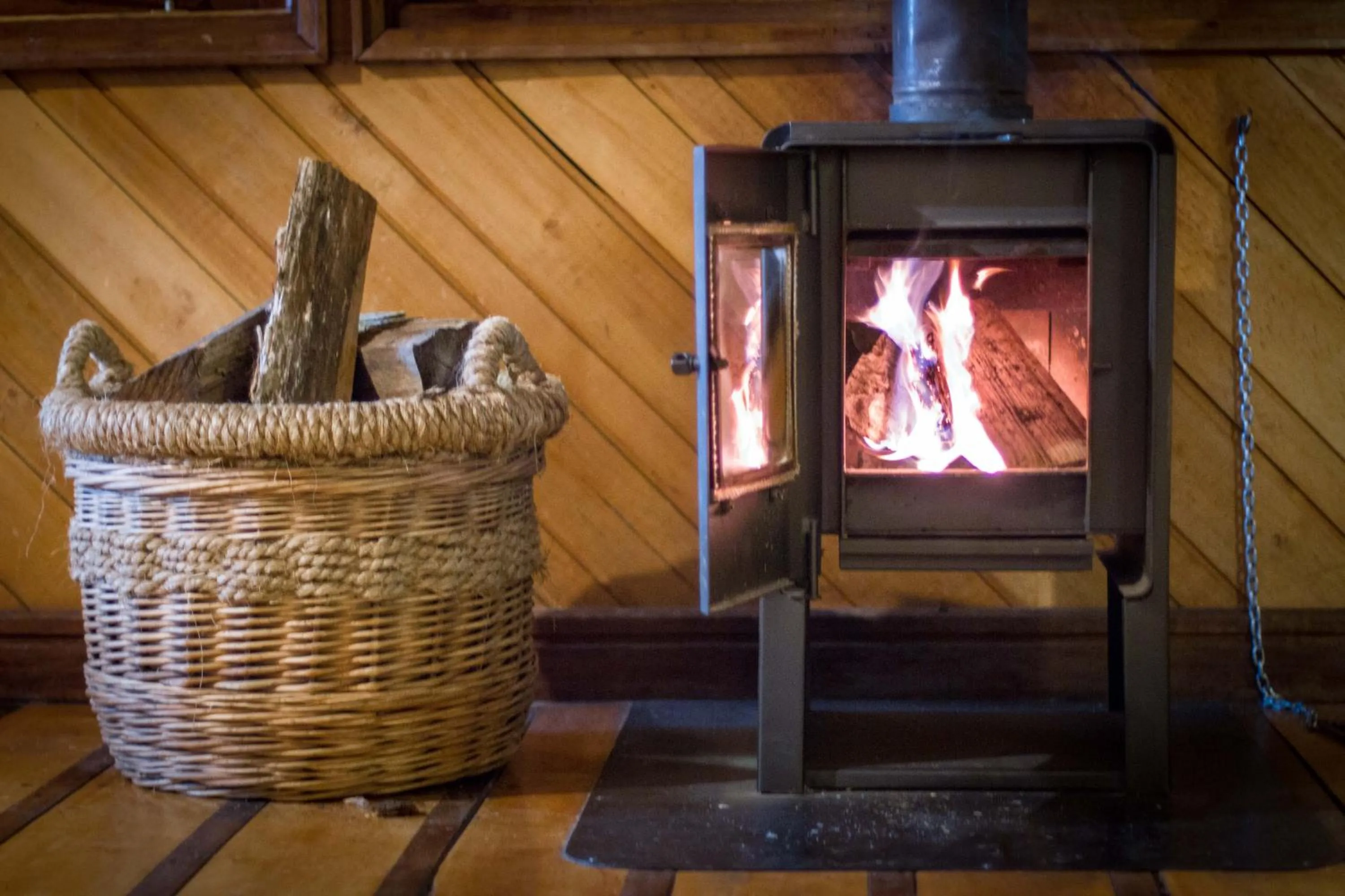 stove in Yelcho en la Patagonia