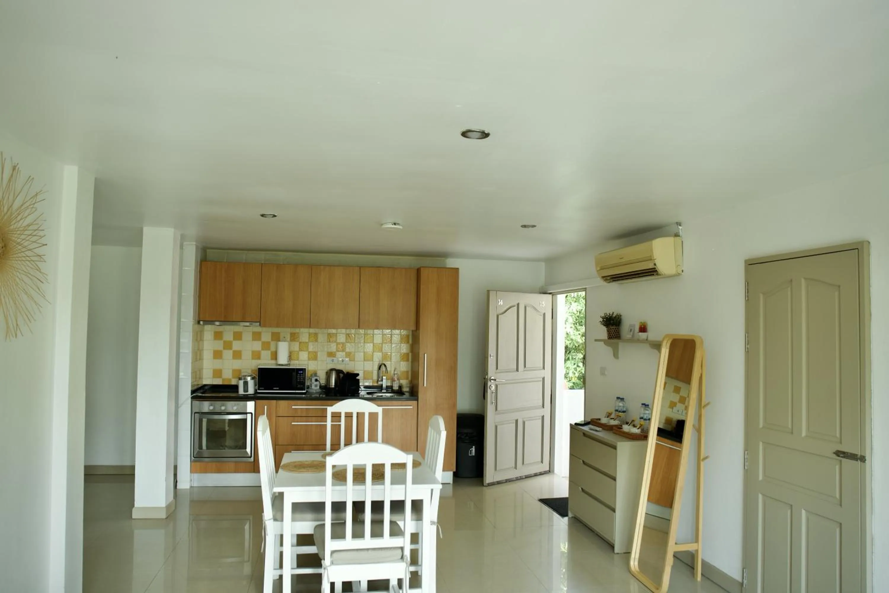 Kitchen or kitchenette in Ampha Place Hotel