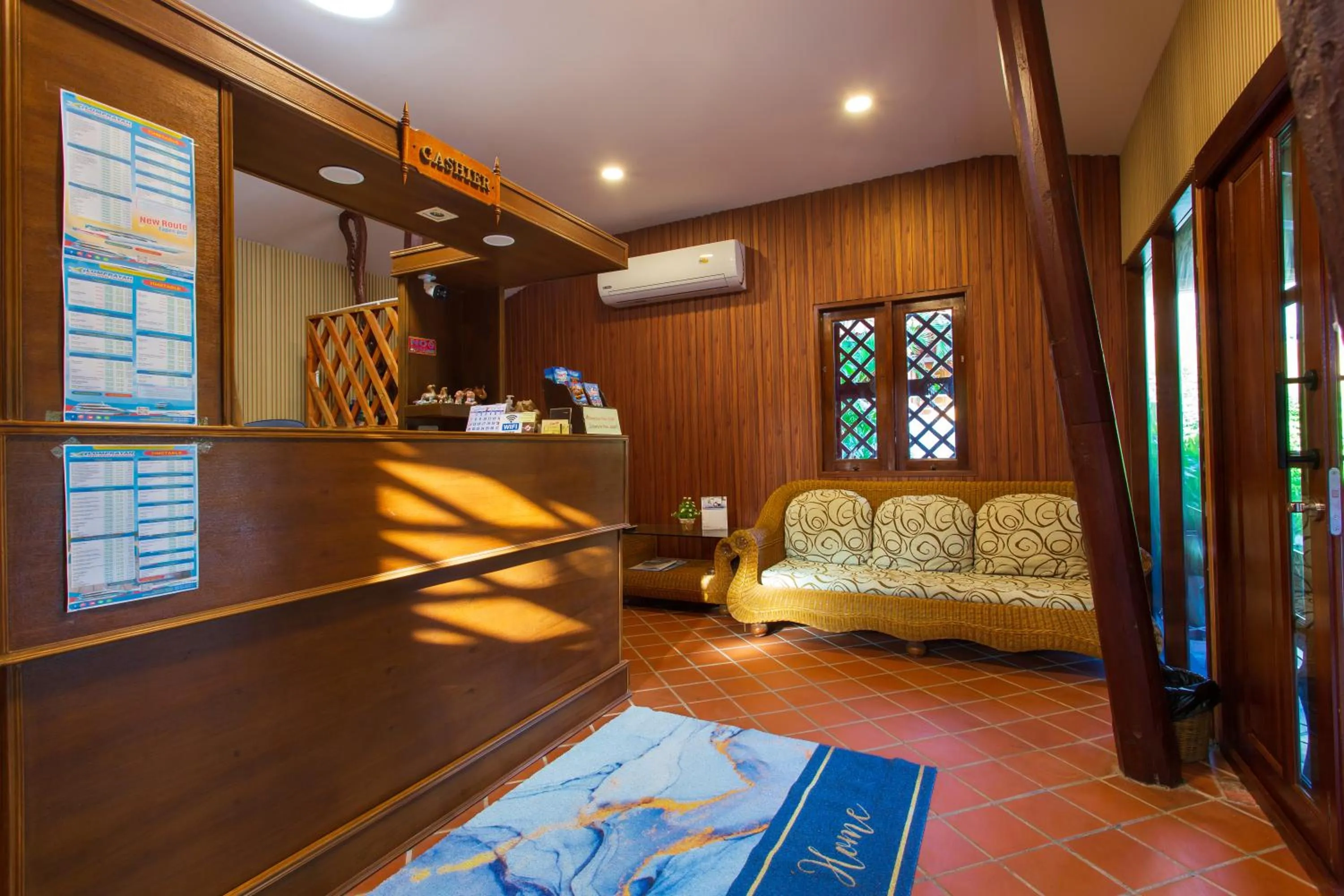 Lobby or reception in Harry's Bungalows