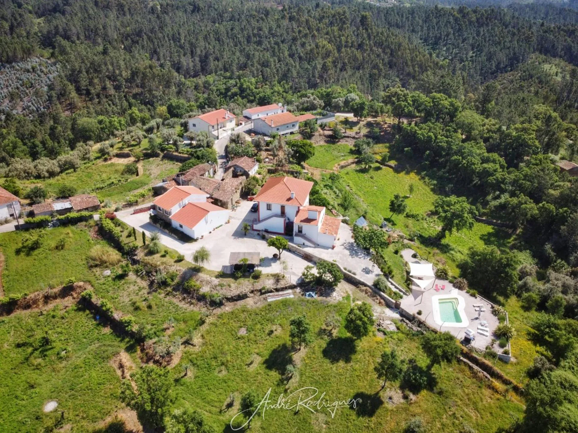 Bird's eye view in Quinta Quatro Ventos