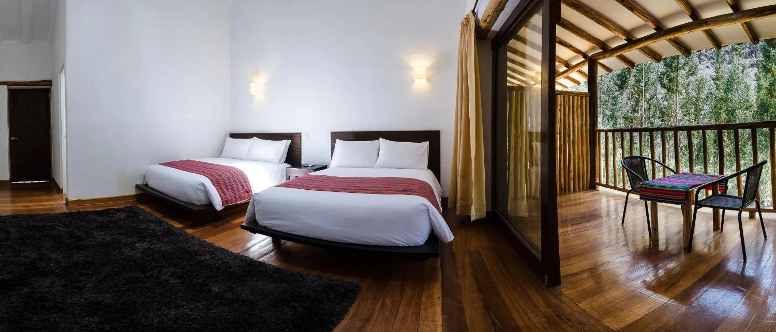 Balcony/Terrace, Bed in Bamboo Lodge Sacred Valley